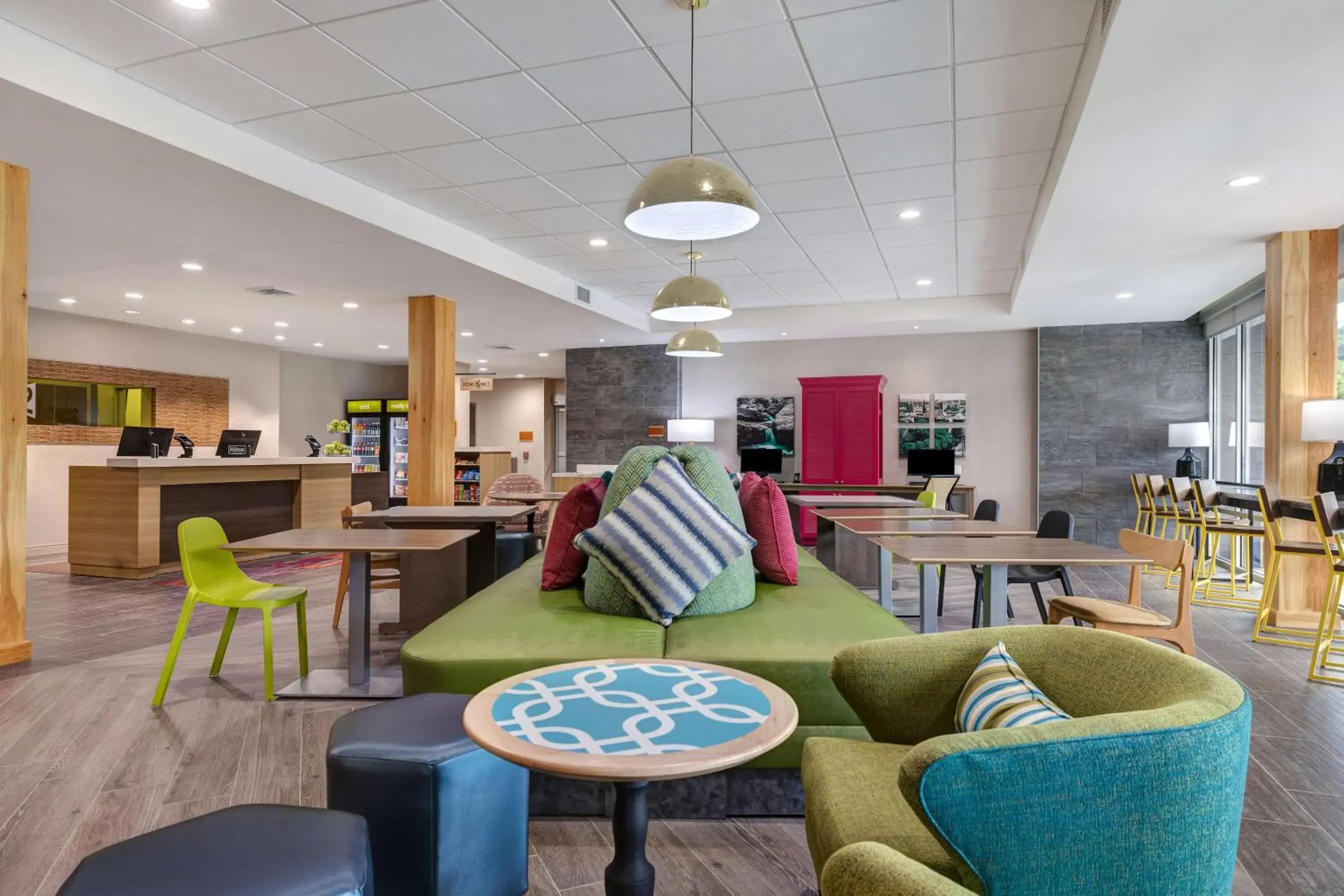 Lobby or reception in Home2 Suites By Hilton Wilkes-Barre Lobby or reception in Home2 Suites By Hilton Wilkes-Barre