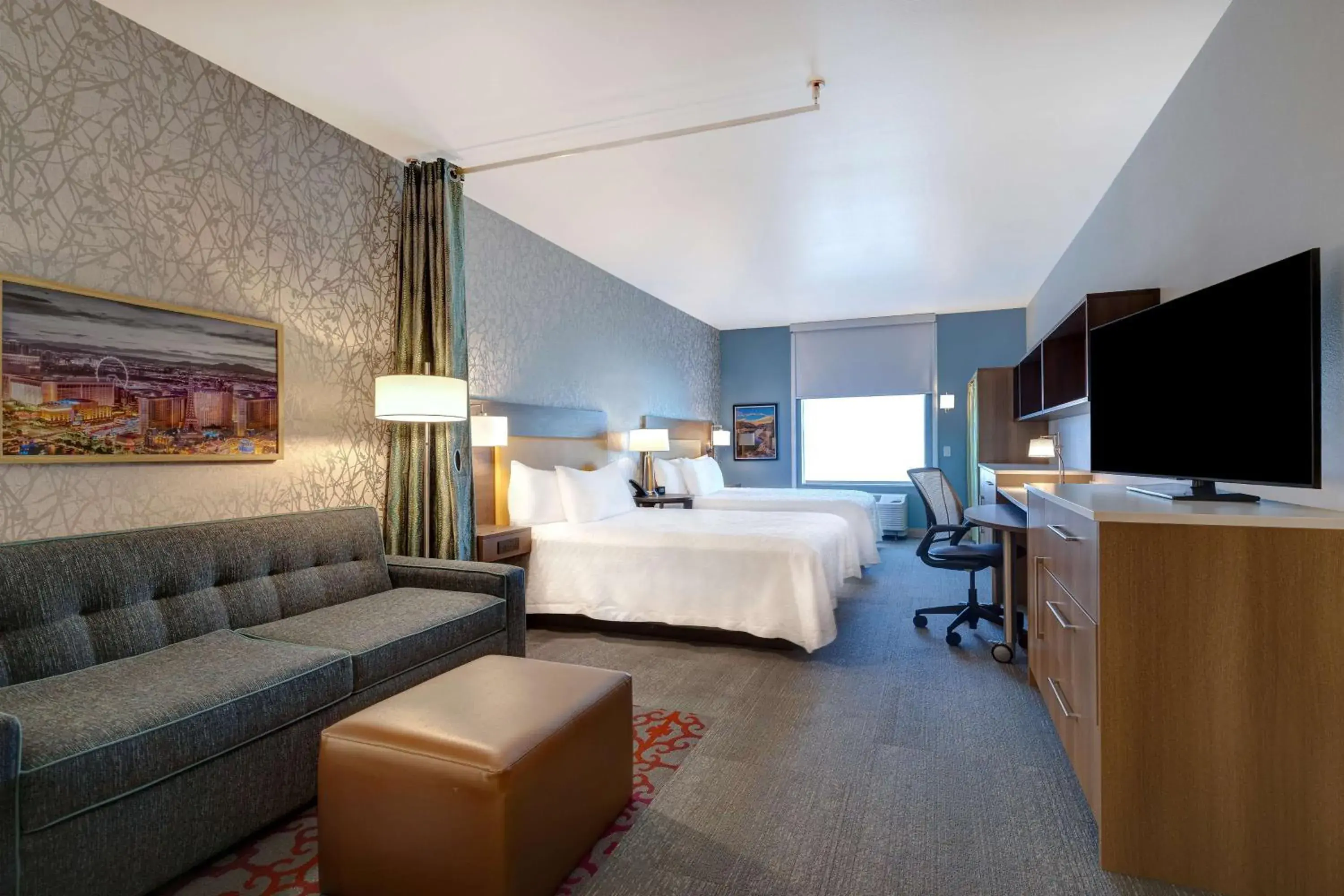 Studio Suite with Two Queen Beds - Hearing Access/Non-Smoking in Home2 Suites By Hilton Las Vegas Northwest Studio Suite with Two Queen Beds - Hearing Access/Non-Smoking in Home2 Suites By Hilton Las Vegas Northwest