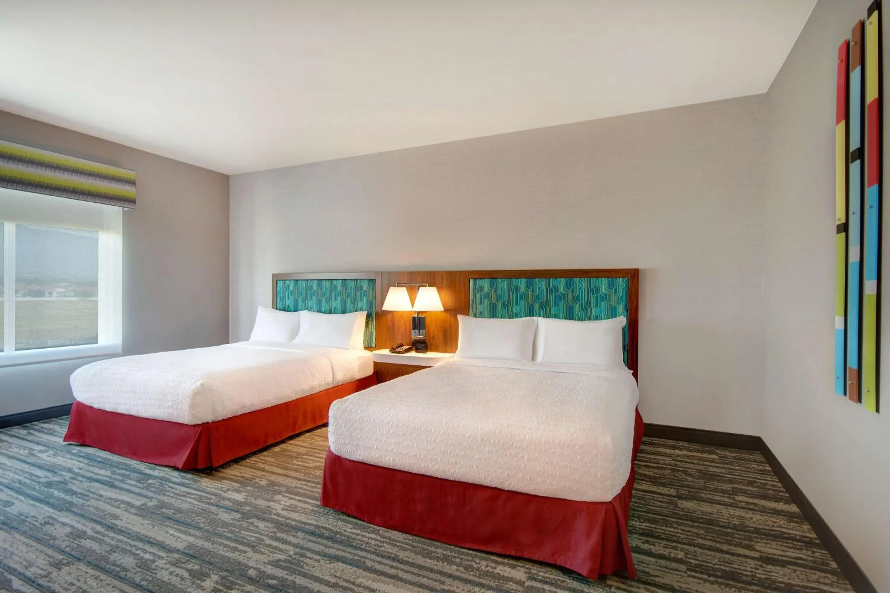 Bed in Hampton Inn & Suites By Hilton Rancho Cucamonga Bed in Hampton Inn & Suites By Hilton Rancho Cucamonga