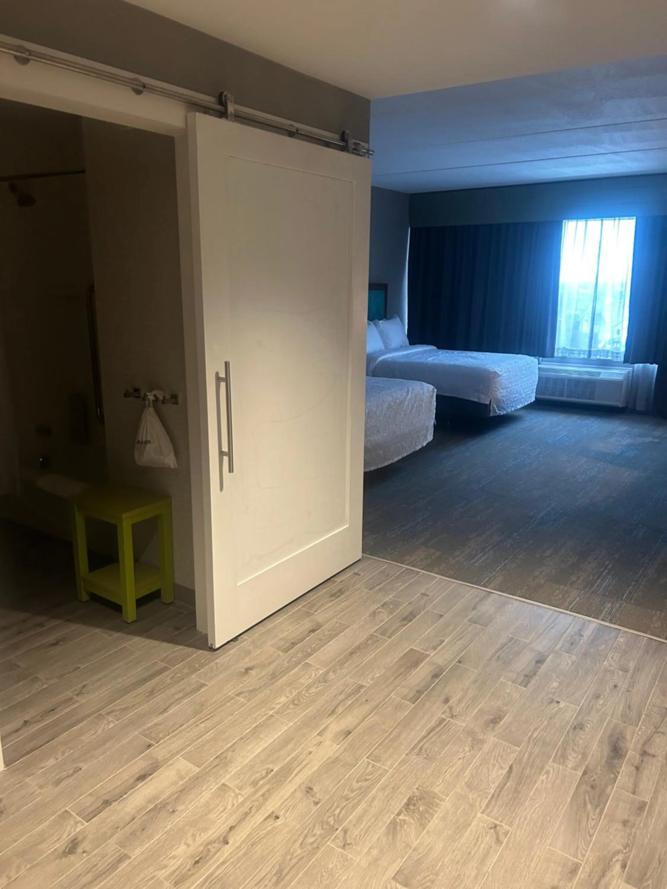 Photo of the whole room, Bed in Hampton Inn By Hilton Kingston