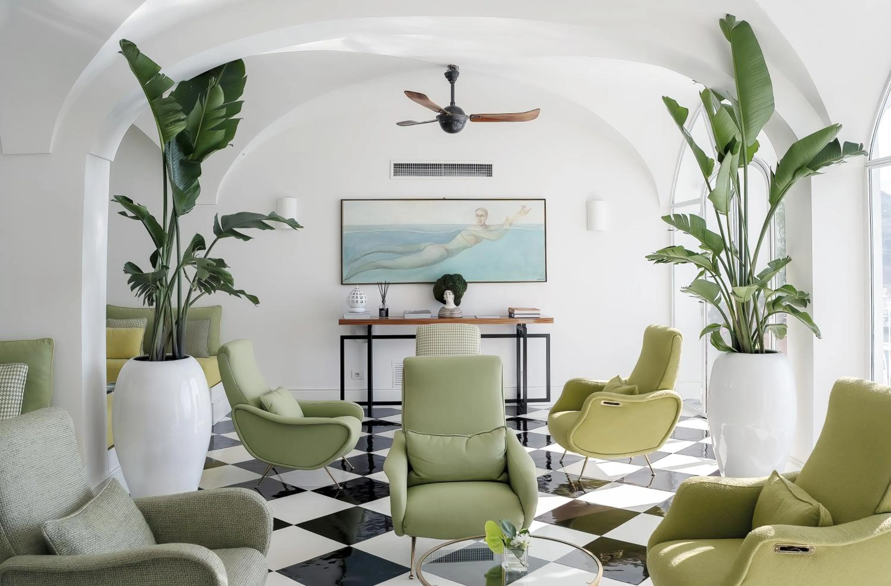 Lobby or reception in Hotel Miramalfi