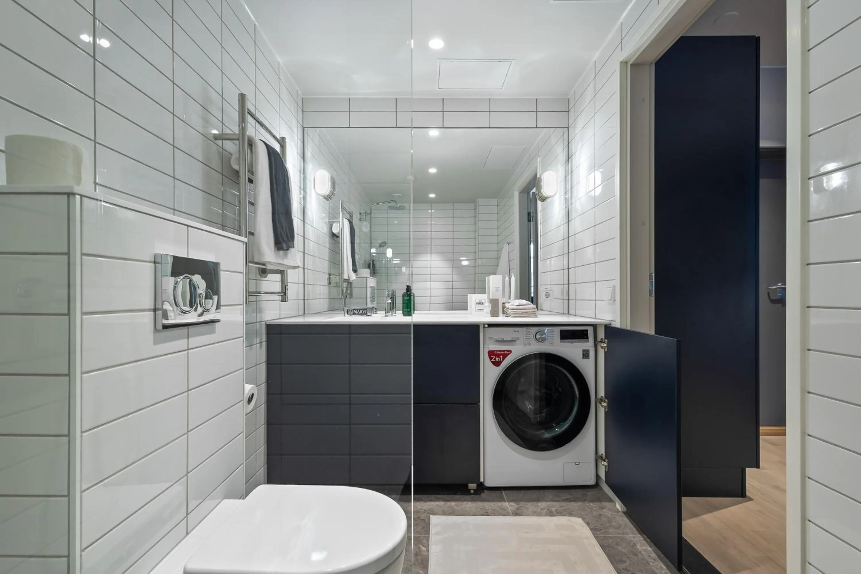 Bathroom in Unity Tampere - A Studio Hotel