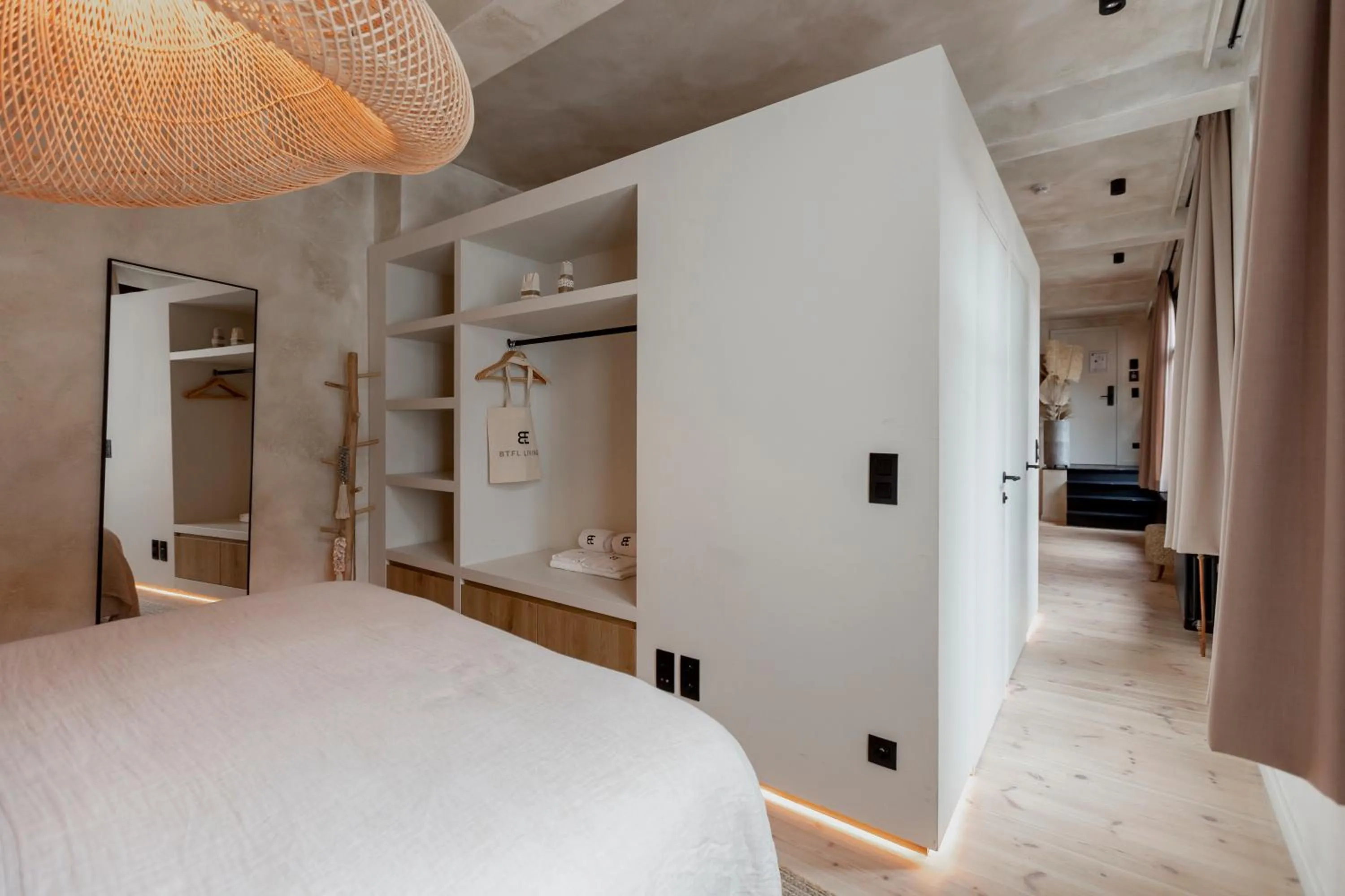 Bedroom, Bed in BTFL Living, Luxury Residences Antwerp, Zirkstraat