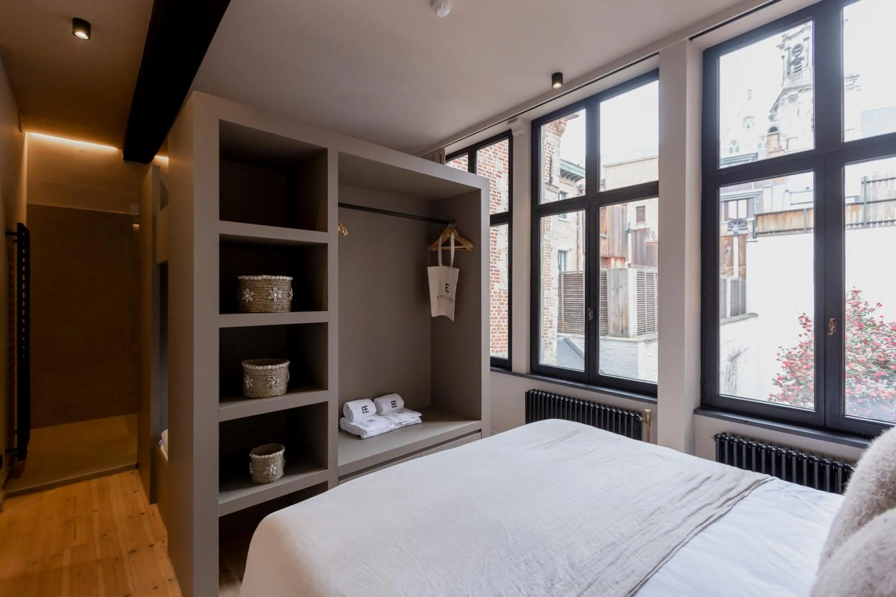 Bed in BTFL Living, Luxury Residences Antwerp, Zirkstraat