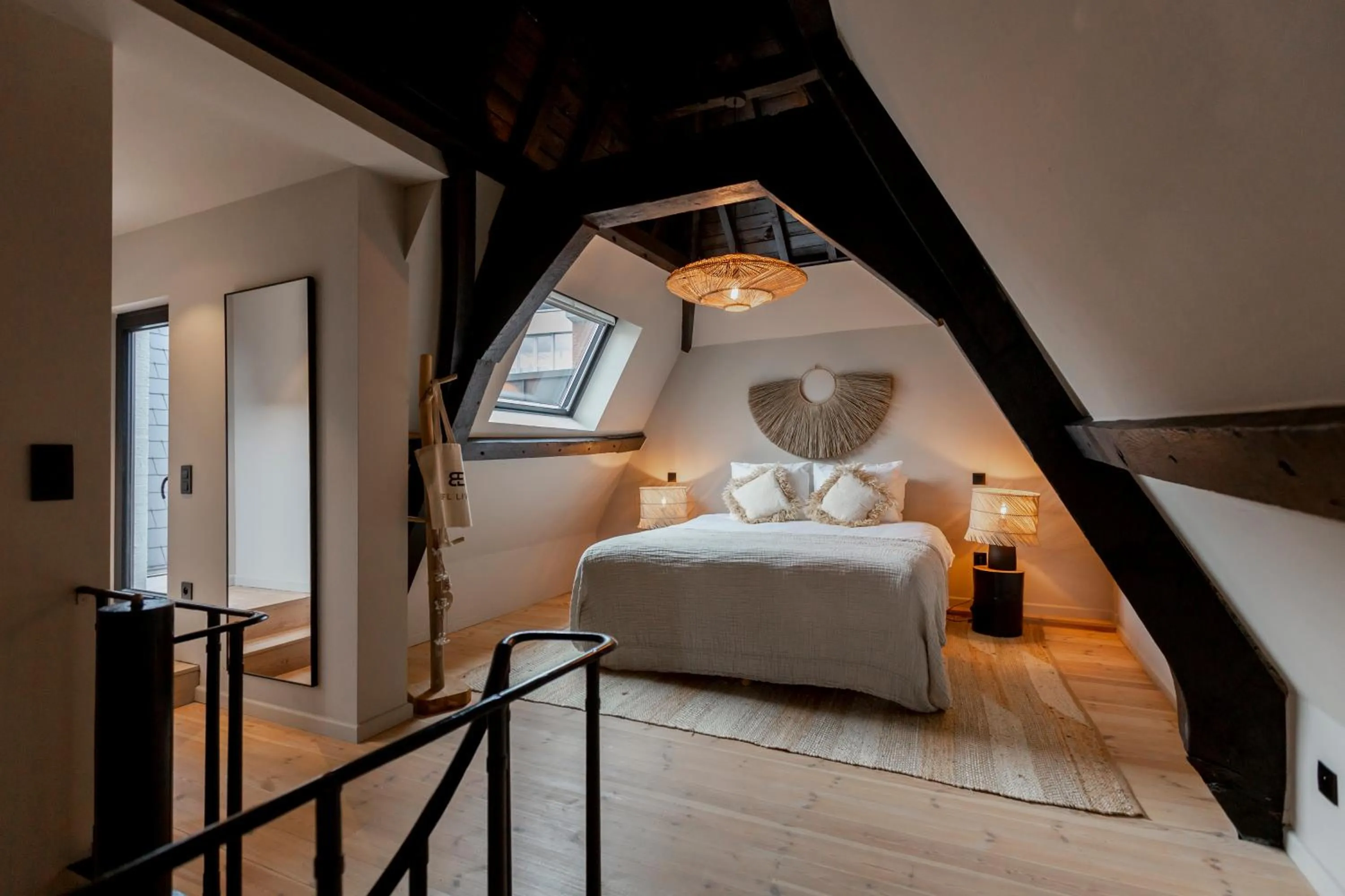 Bedroom, Bed in BTFL Living, Luxury Residences Antwerp, Zirkstraat