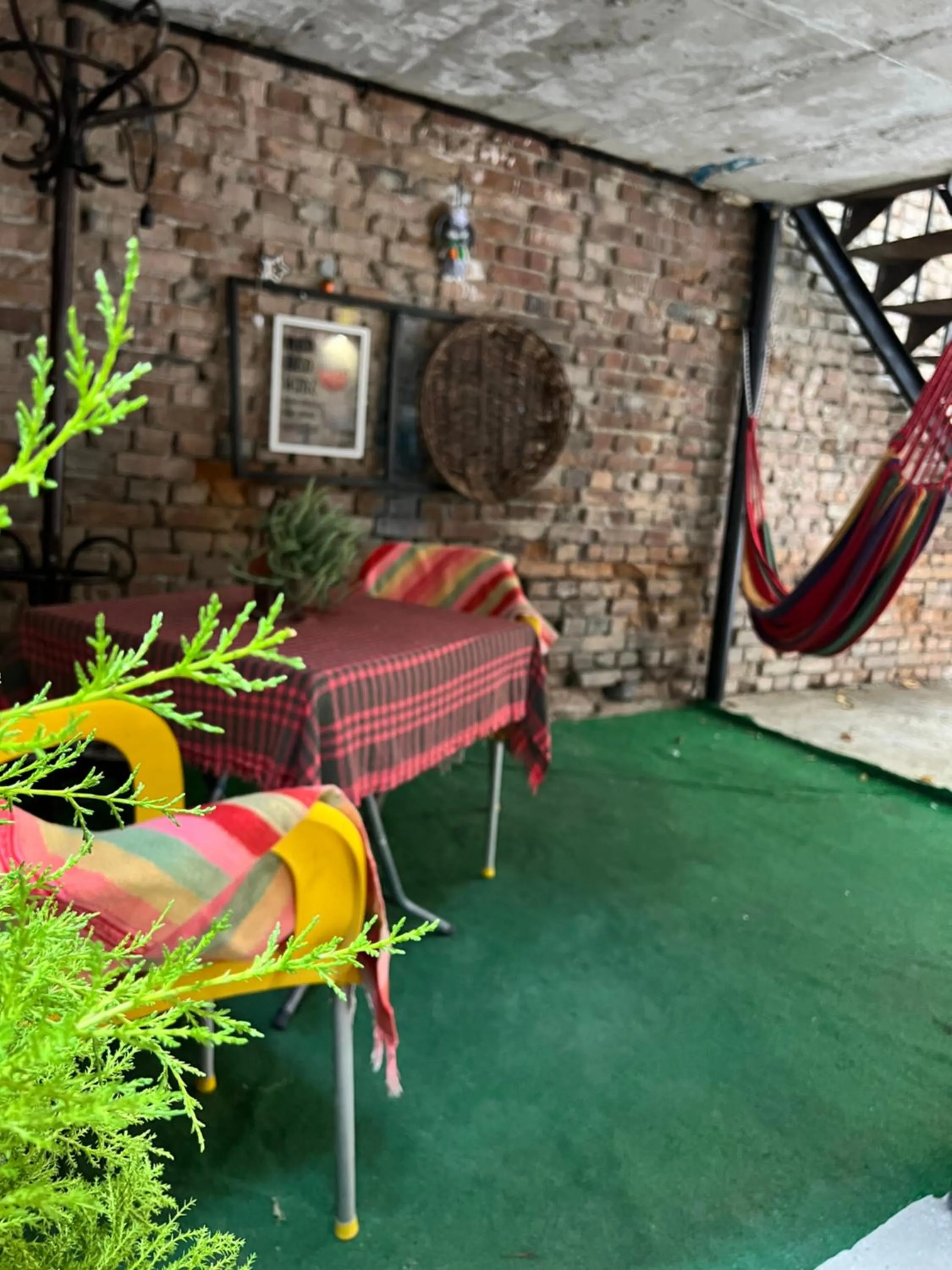 Patio in Hostel Nomad