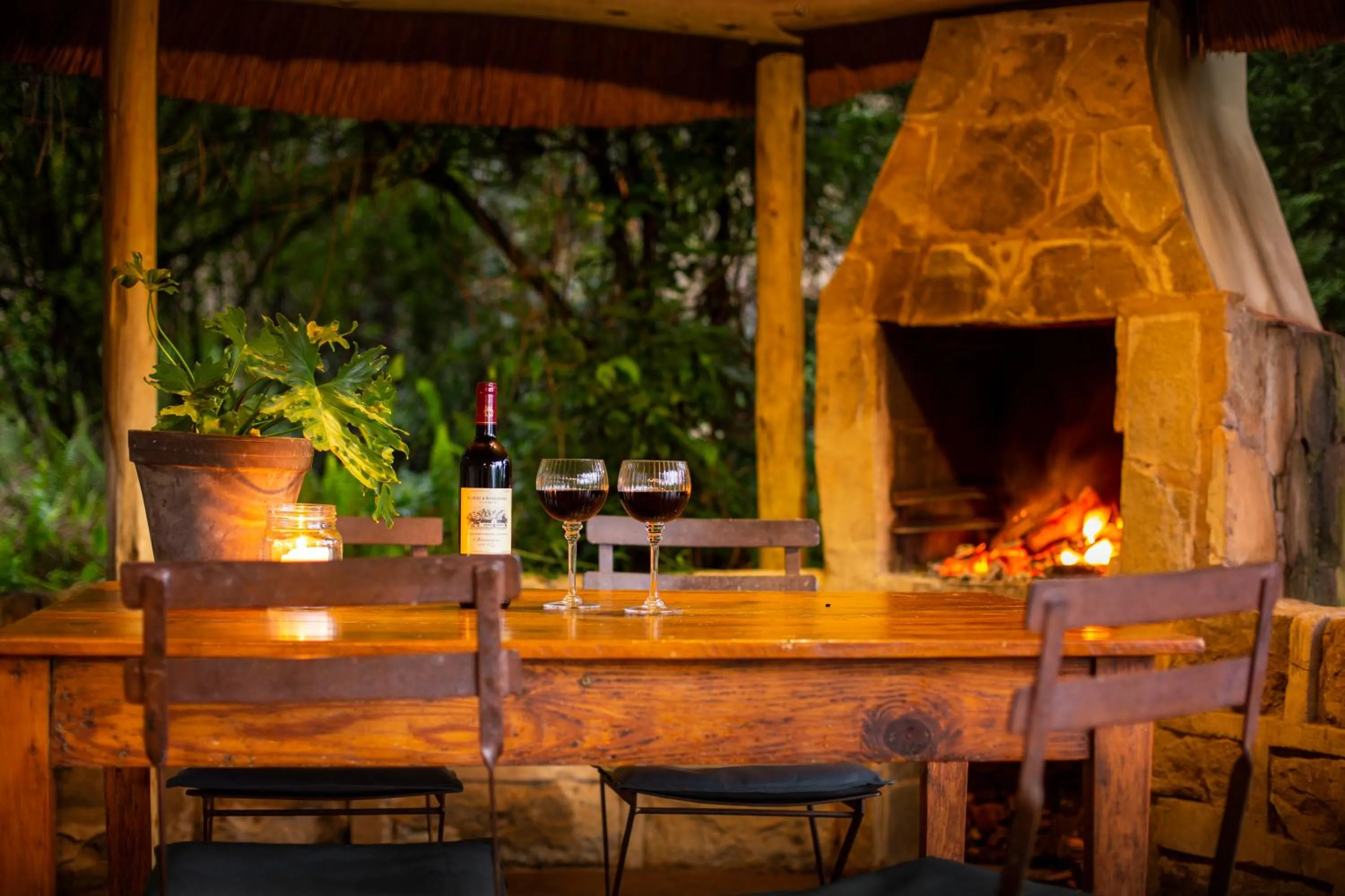 BBQ facilities in Berghouse and Cottages