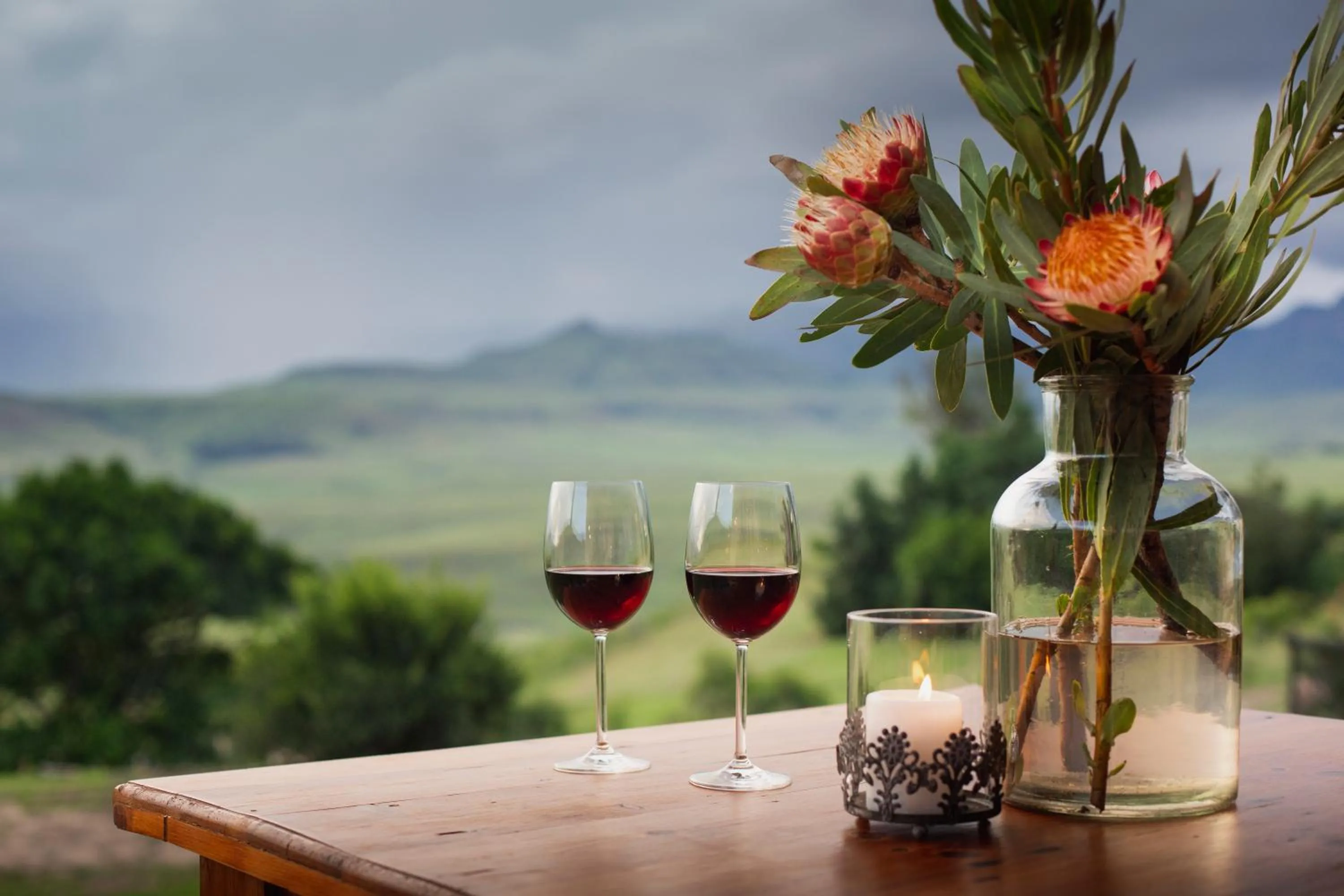 Alcoholic drinks in Berghouse and Cottages