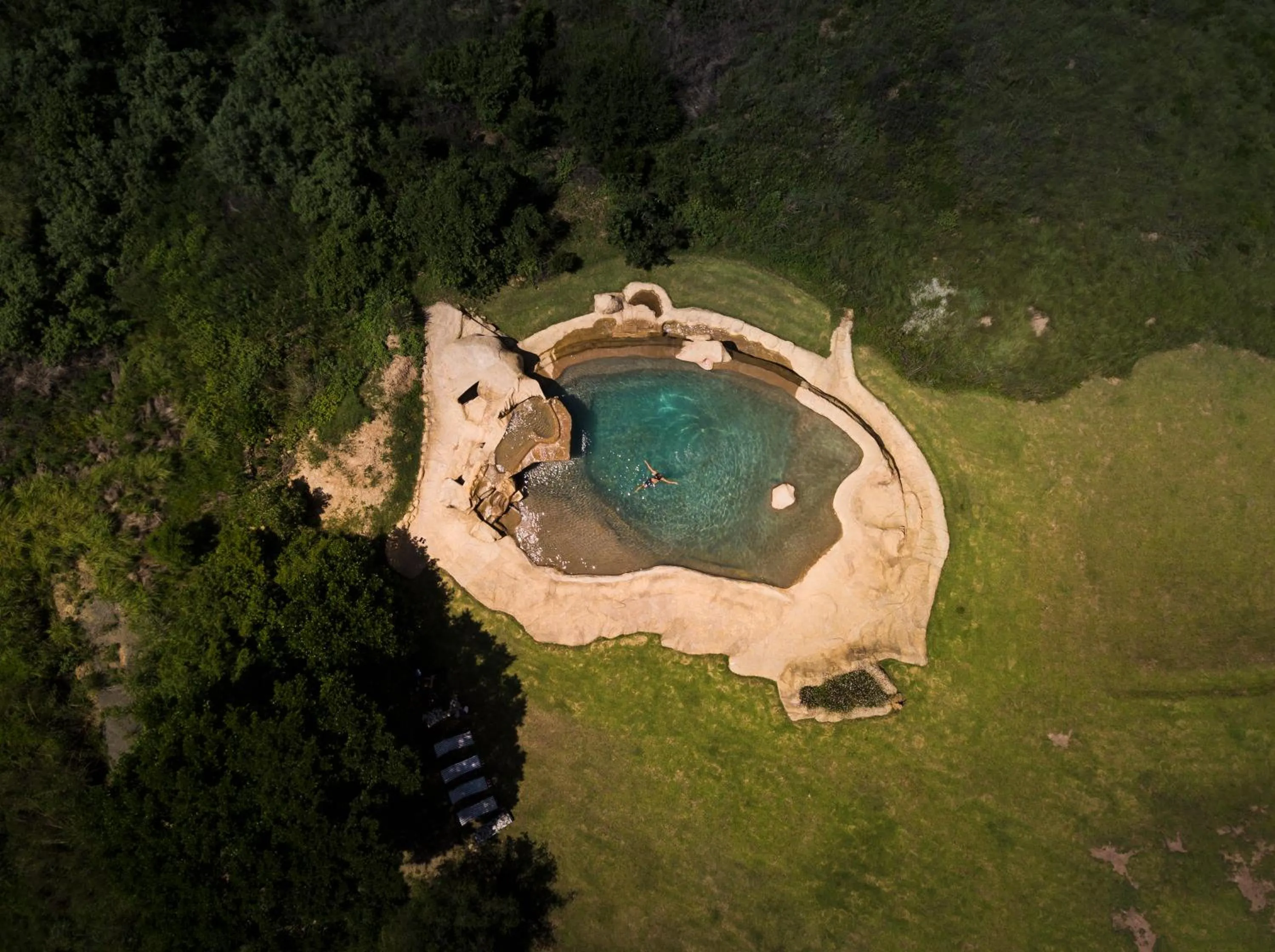 Bird's eye view in Berghouse and Cottages