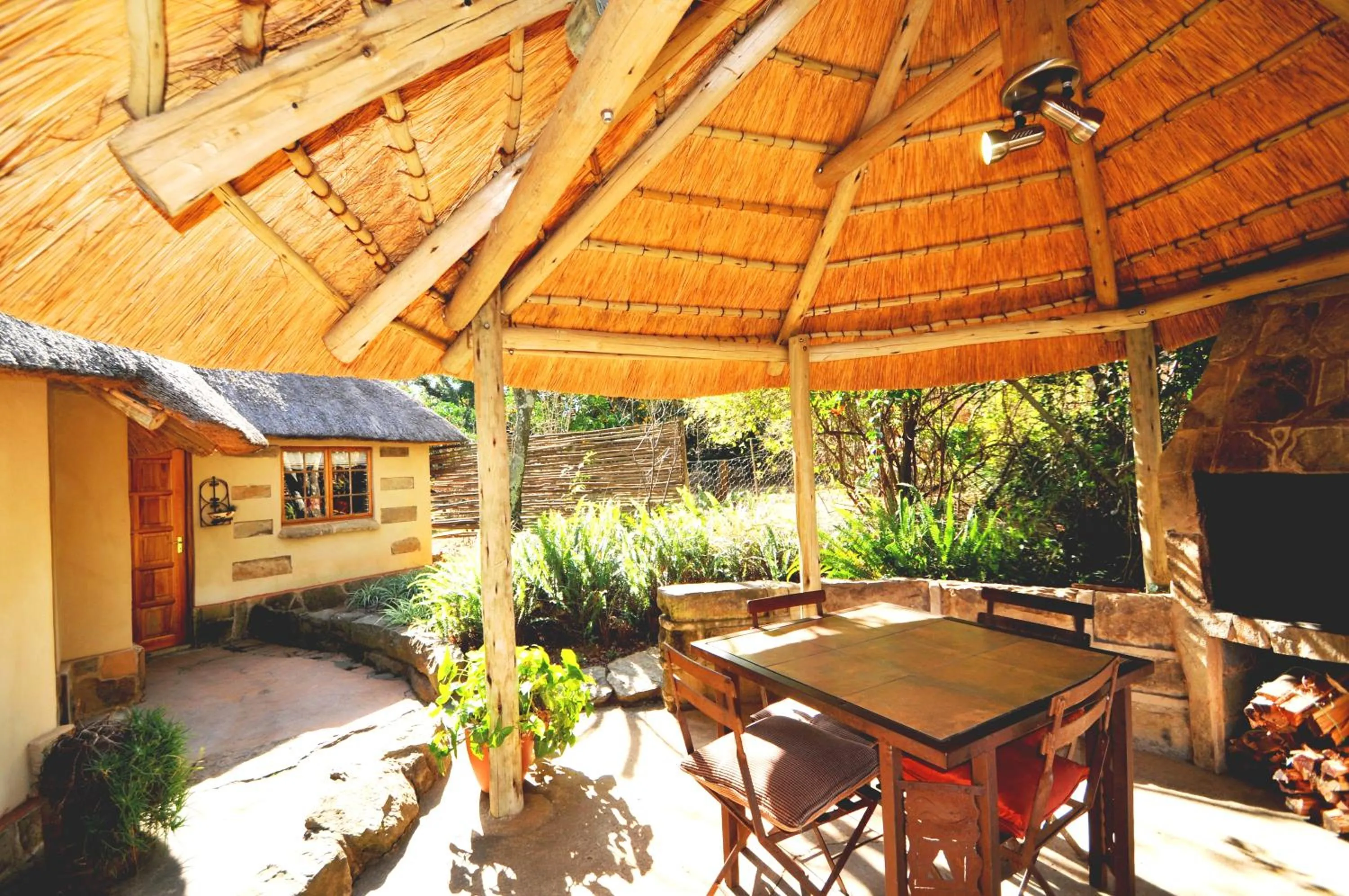 BBQ facilities in Berghouse and Cottages
