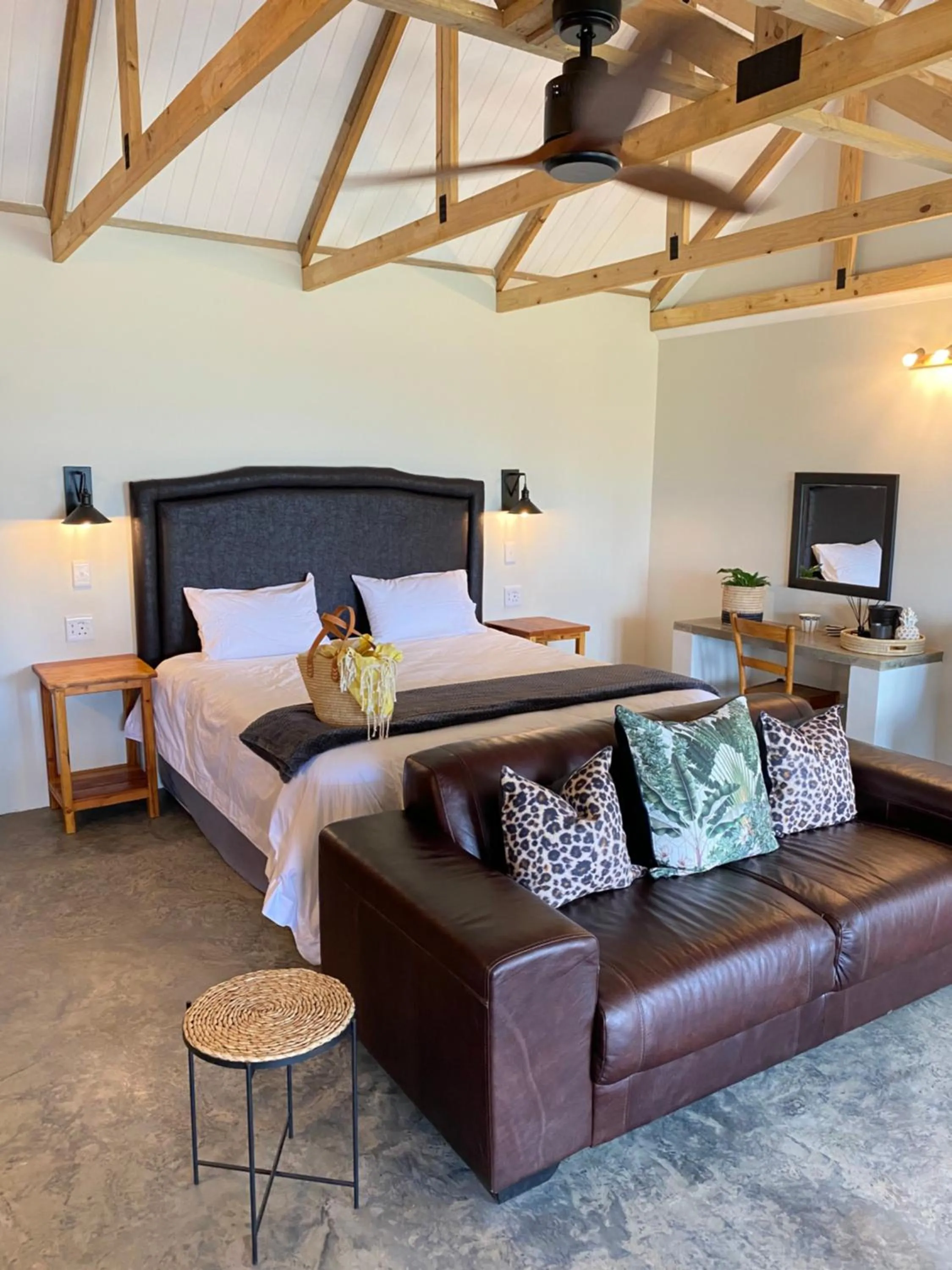 Seating area in Berghouse and Cottages