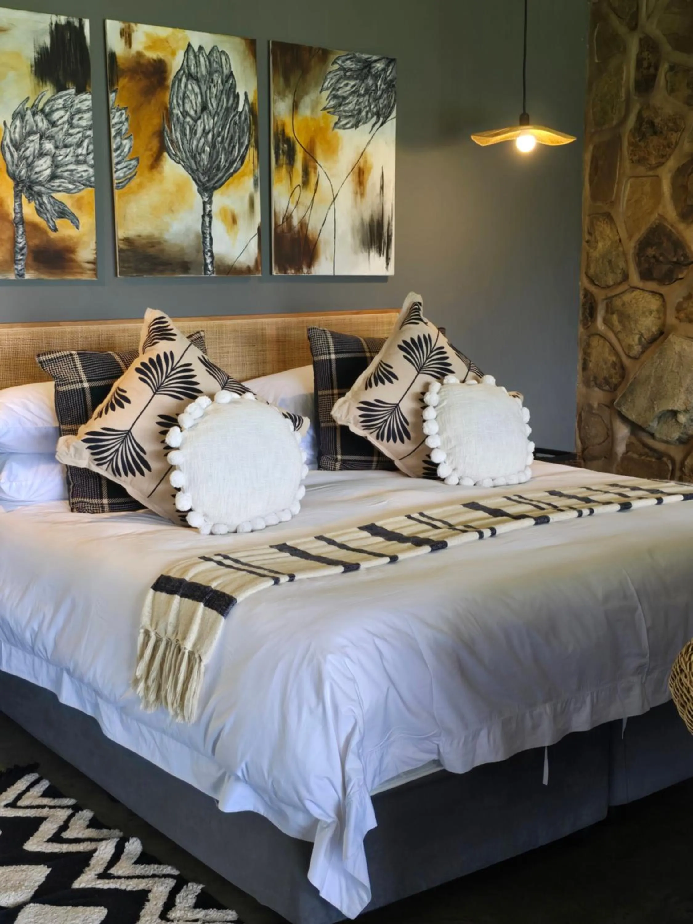 Bed in Berghouse and Cottages