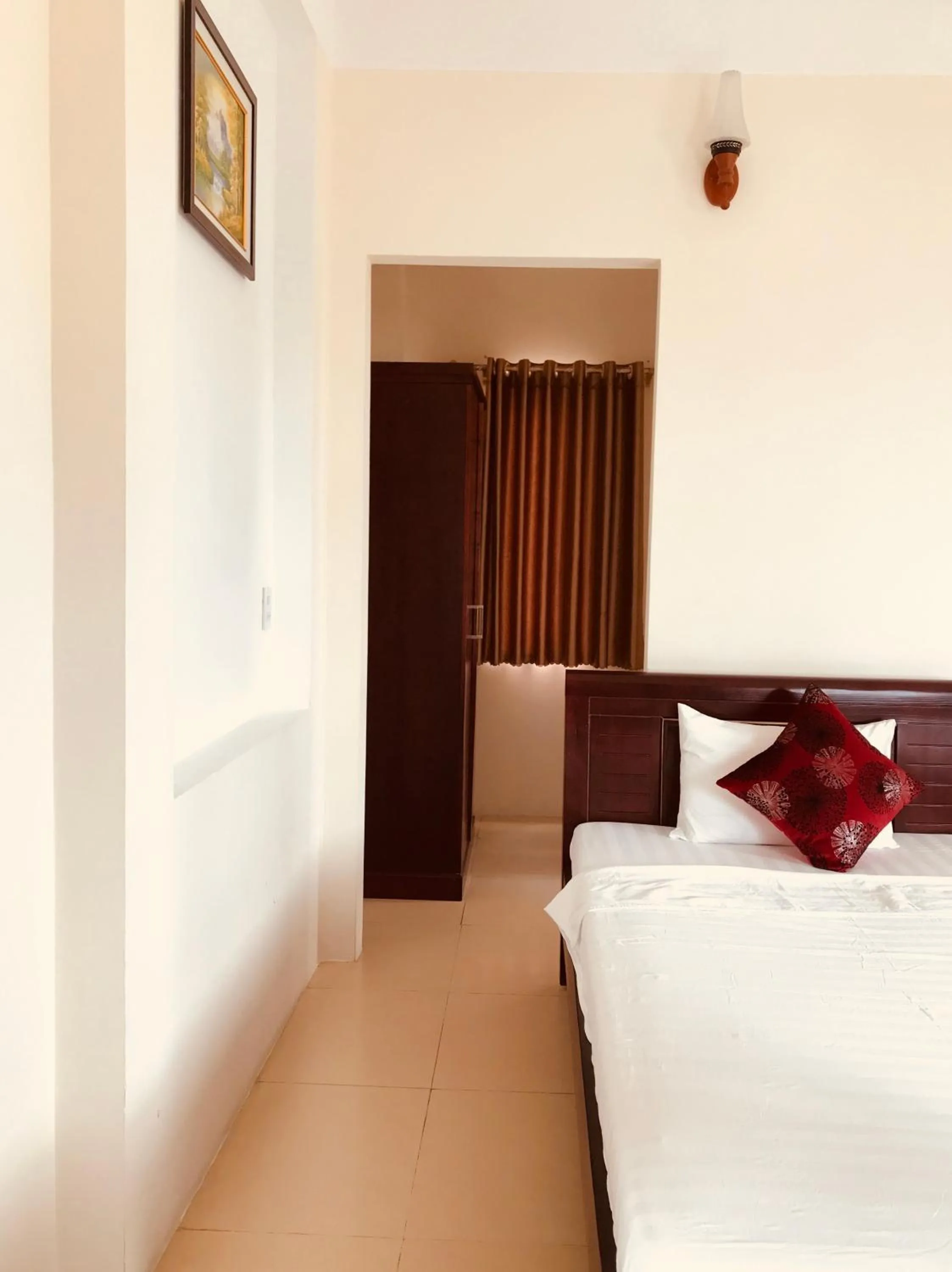 Bed in Nam Long Plus Hotel