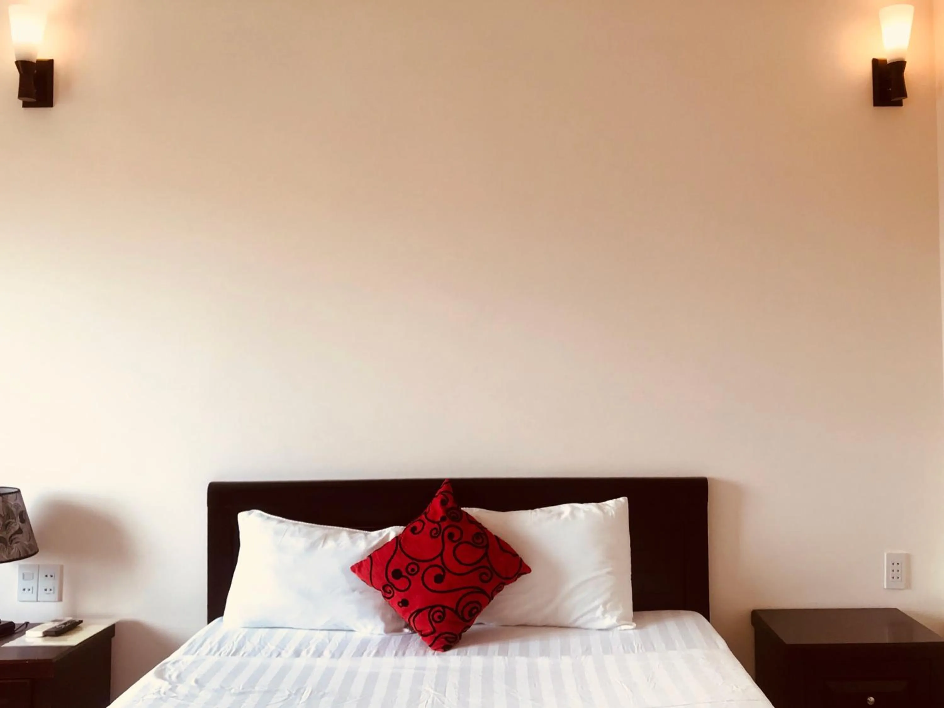 Bed in Nam Long Plus Hotel