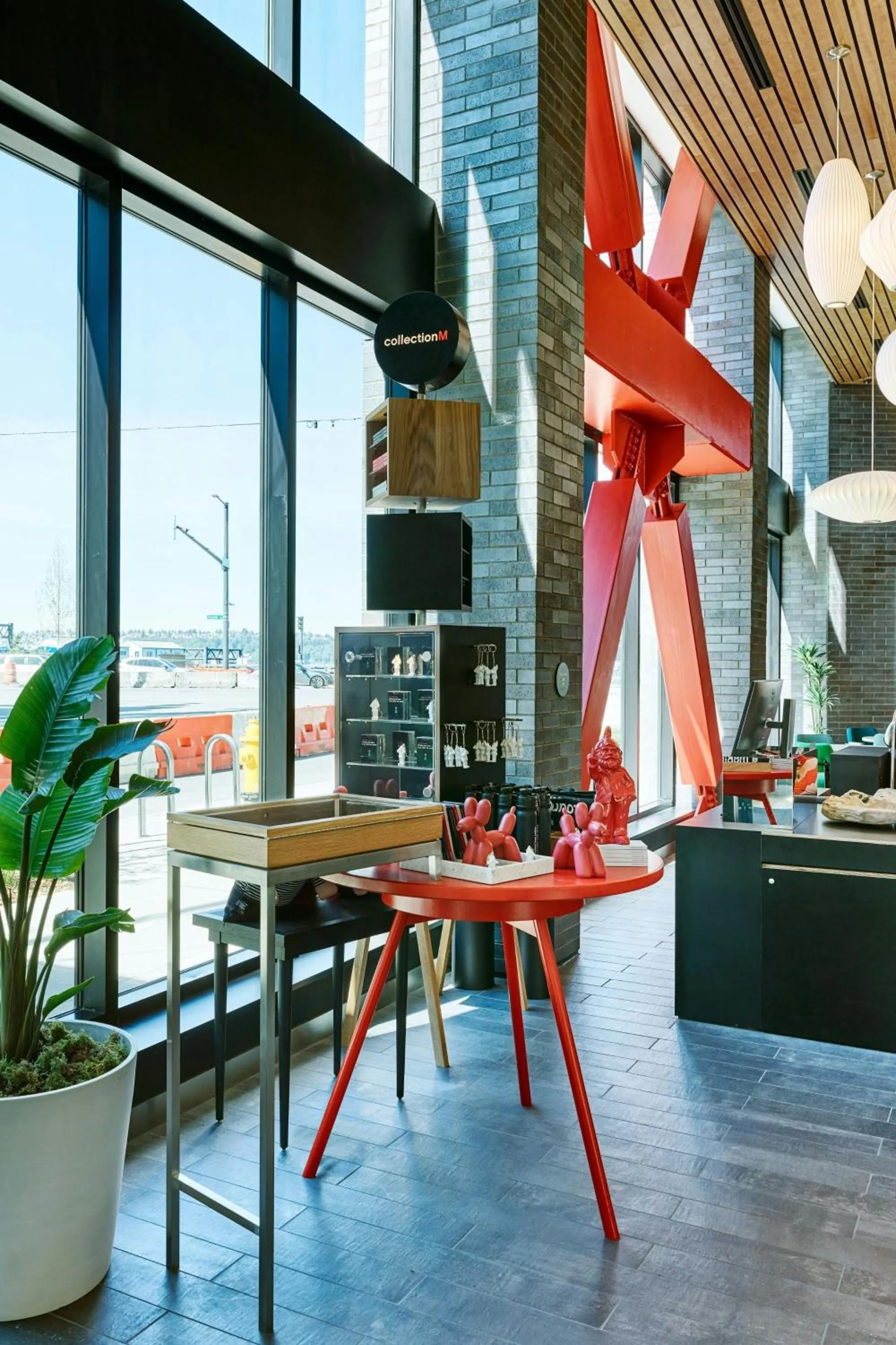Lobby or reception in citizenM Seattle Pioneer Square