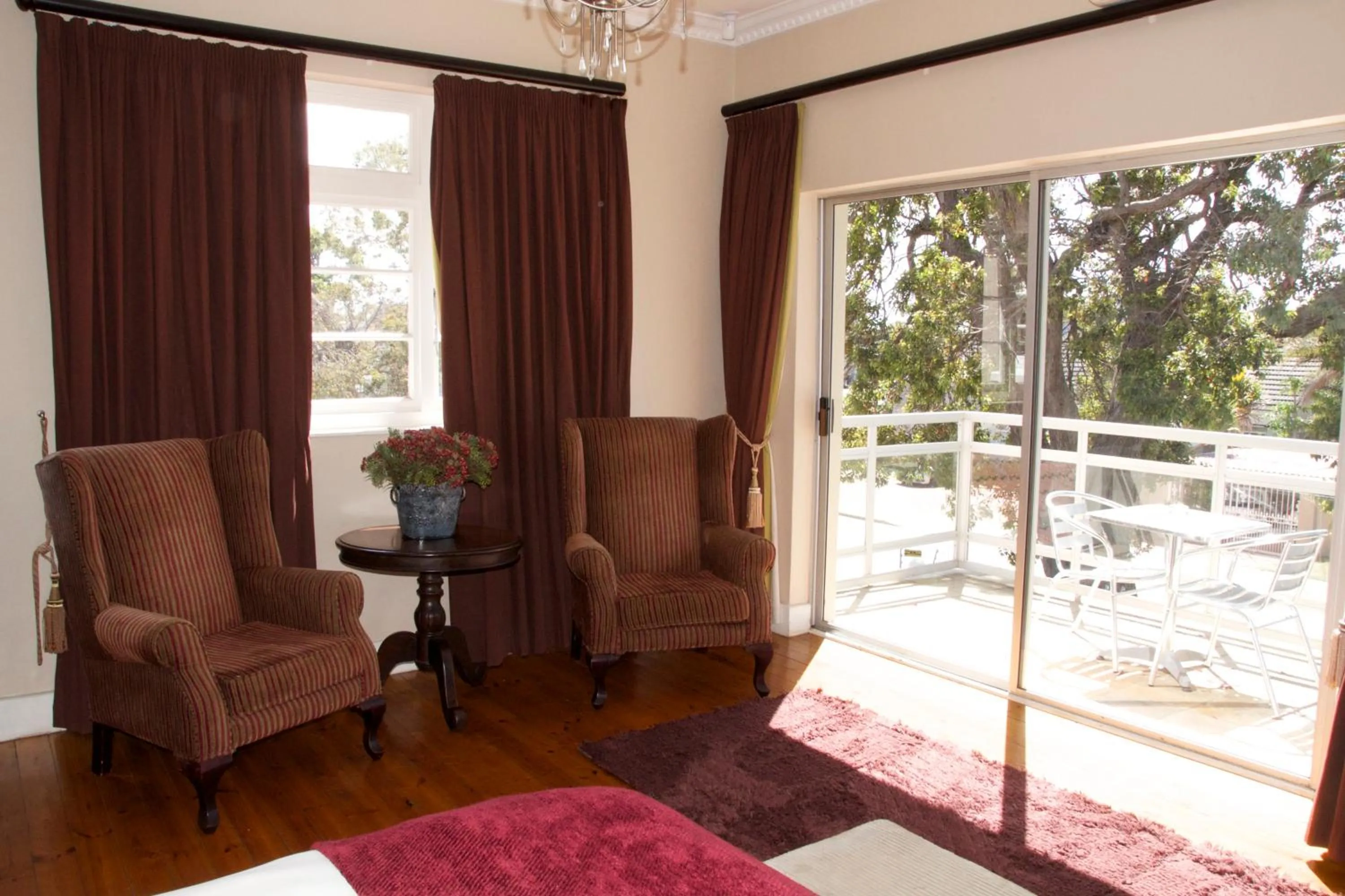 Seating area in A&A Guesthouse