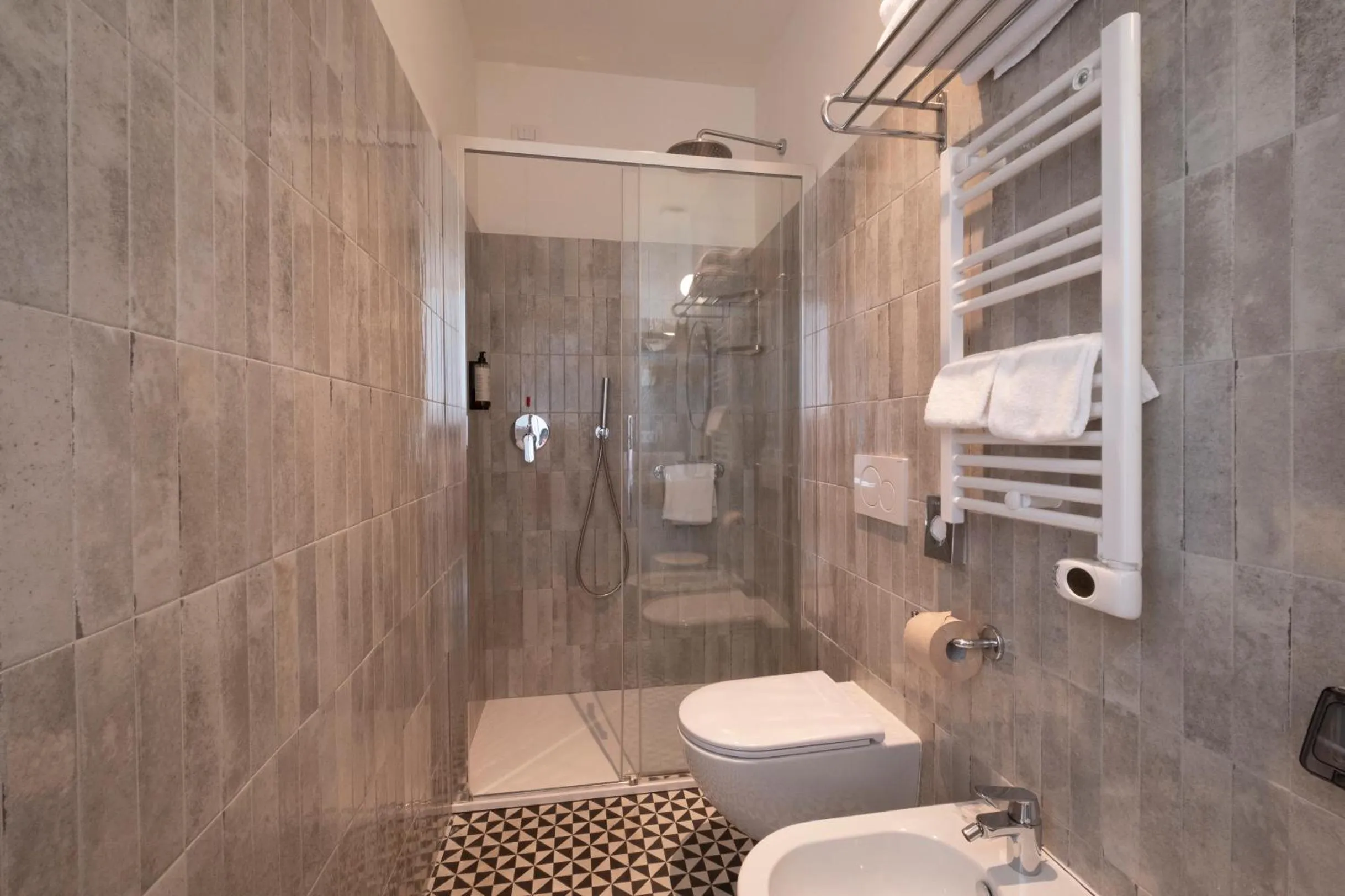 Bathroom in Hotel Italia e Lido Rapallo