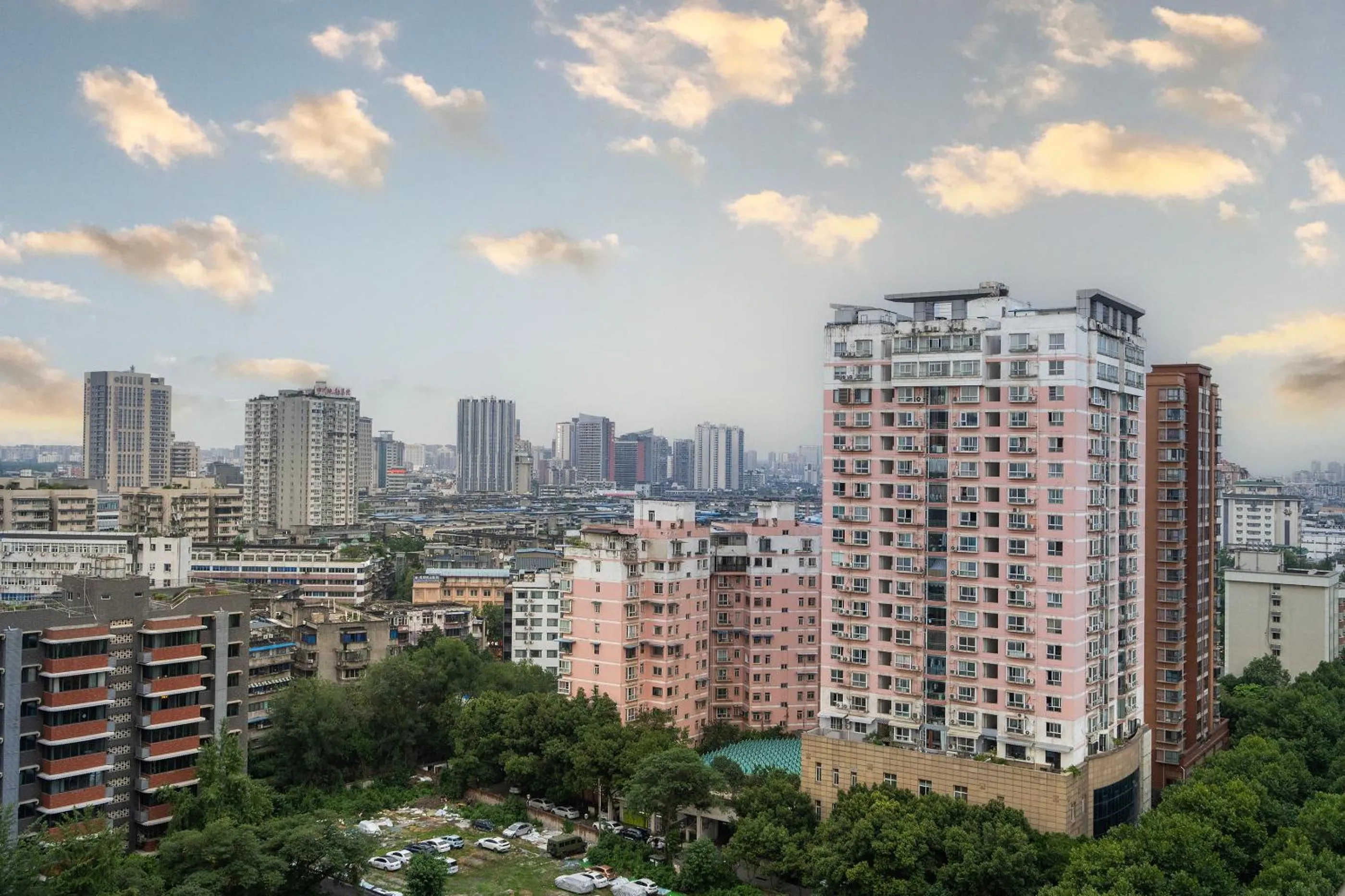 City view in Mercure Chengdu Kuanzhai Alley West