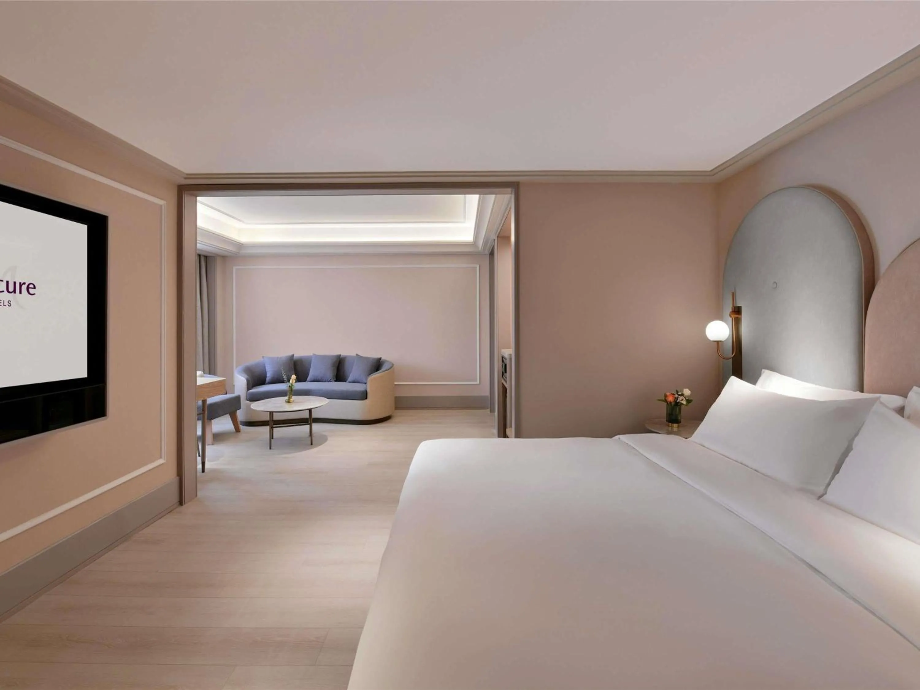 Bedroom, Bed in Mercure Chengdu Kuanzhai Alley West