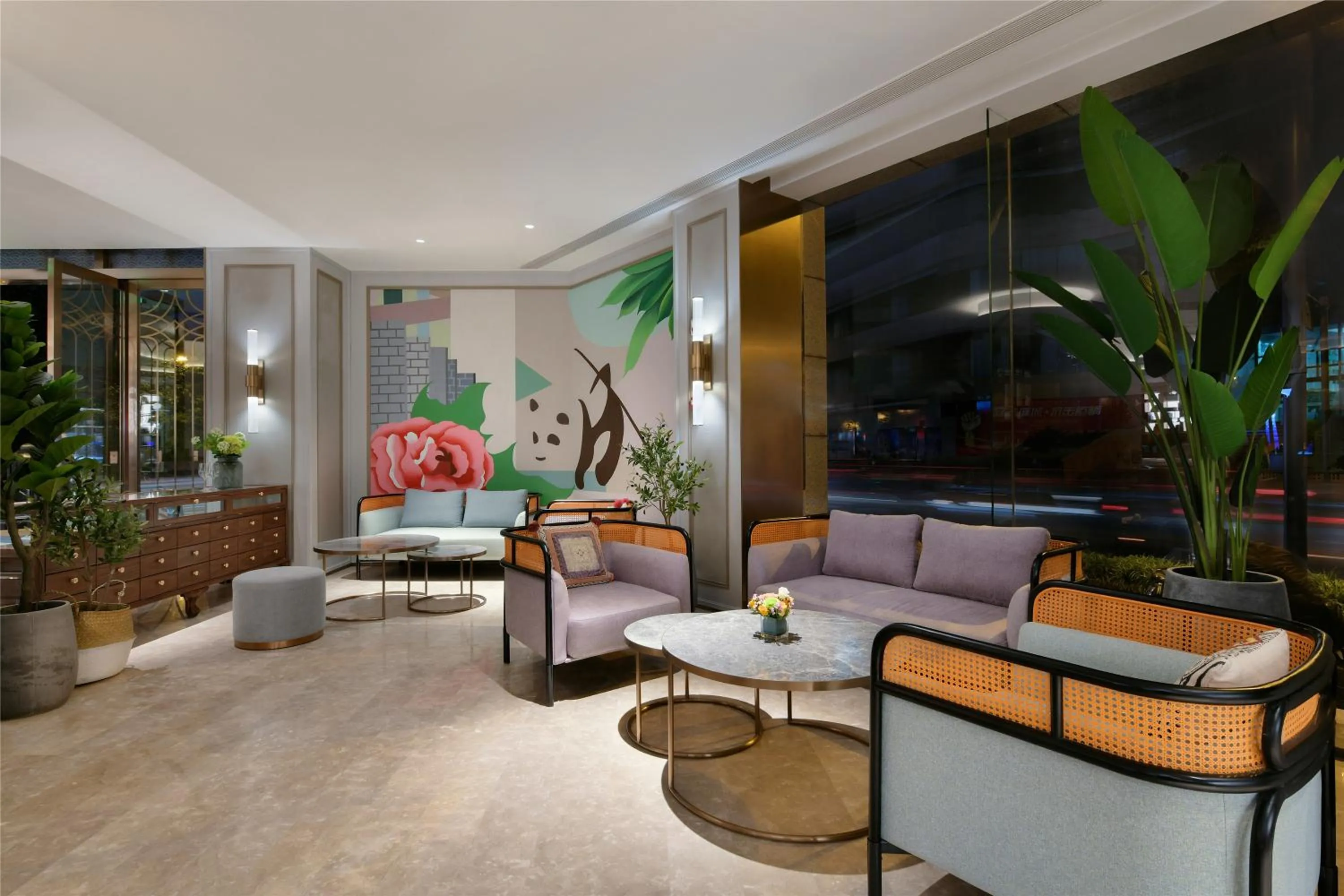 Lobby or reception in Mercure Chengdu Kuanzhai Alley West