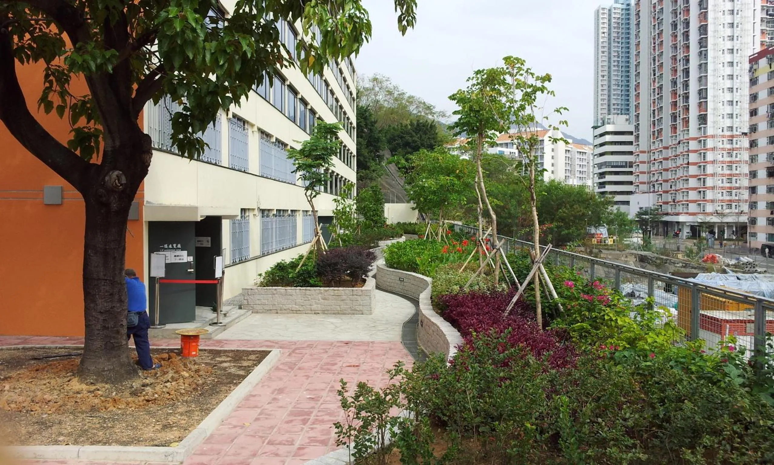 Garden in YHA Mei Ho House Youth Hostel