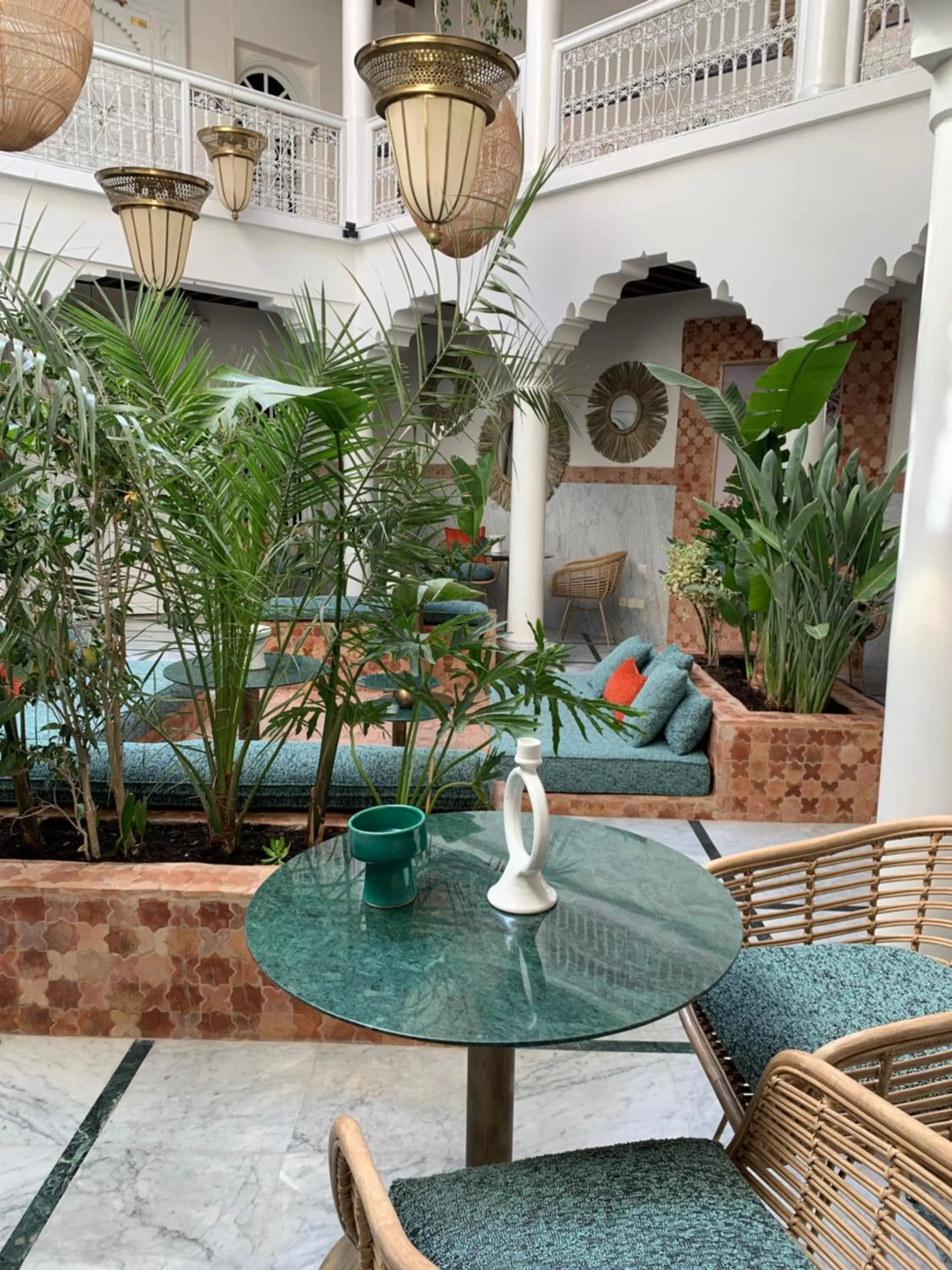 Patio in Riad LAMDINA