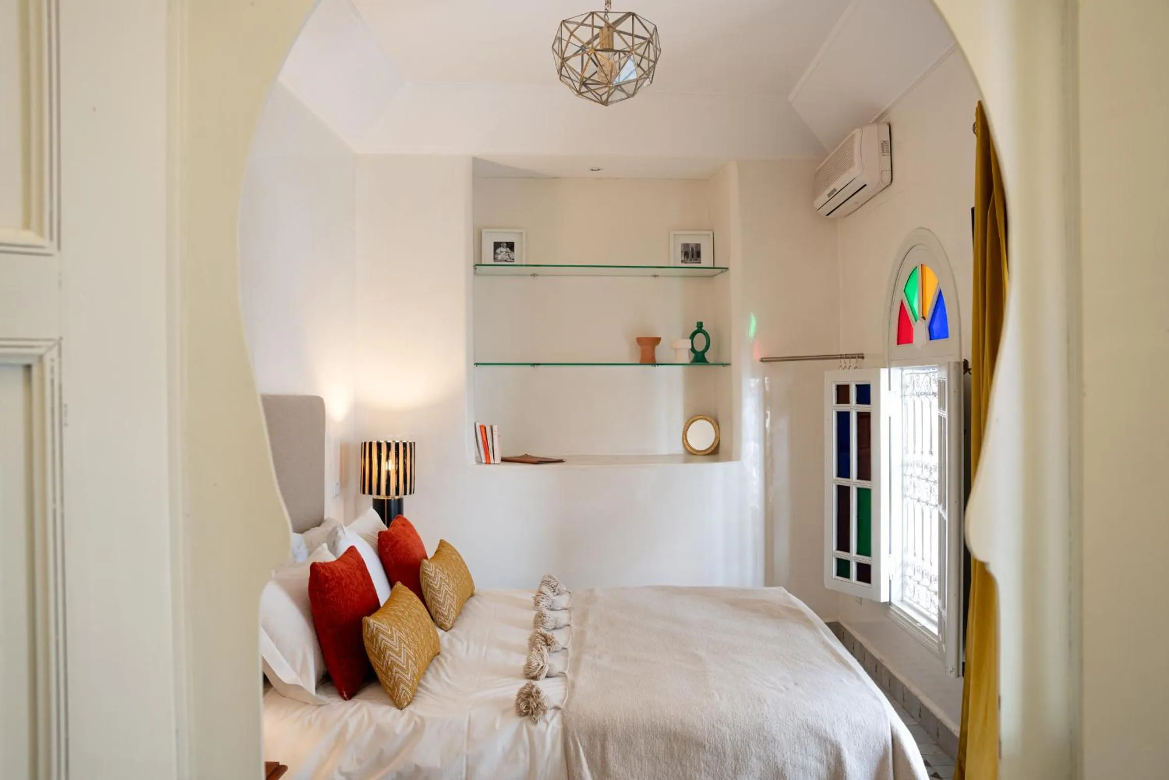 Bedroom, Bed in Riad LAMDINA