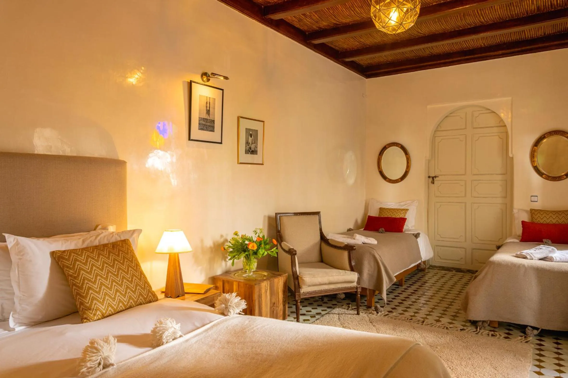 View (from property/room), Seating Area in Riad LAMDINA