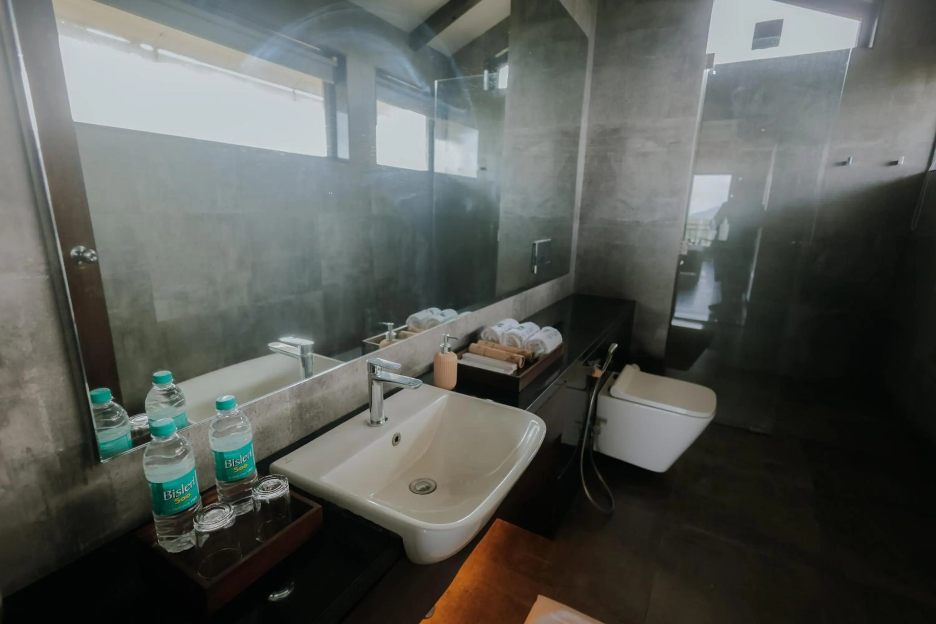 Bathroom in Vee Resort- The Suites of Royals