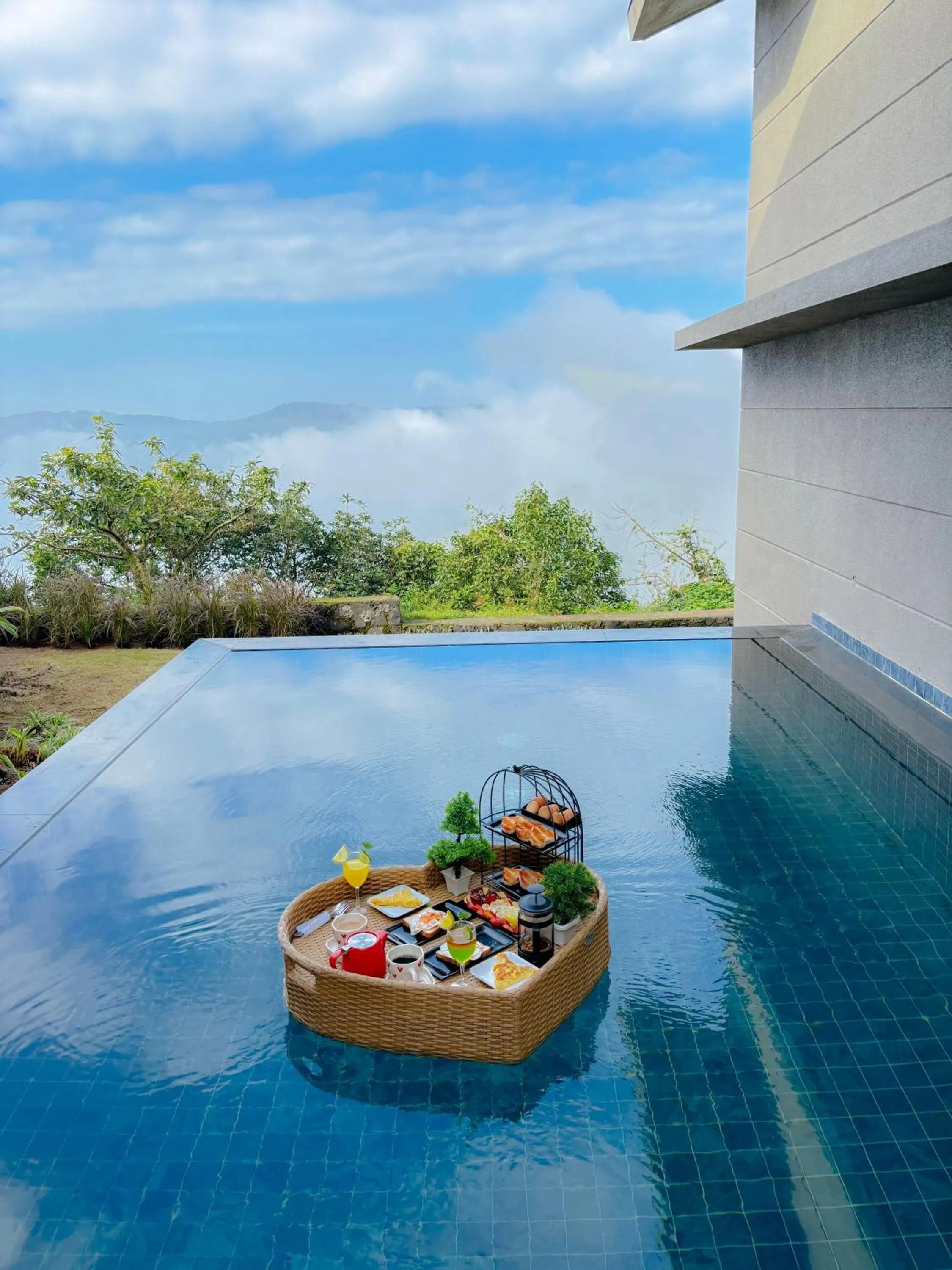 Pool view in Vee Resort- The Suites of Royals