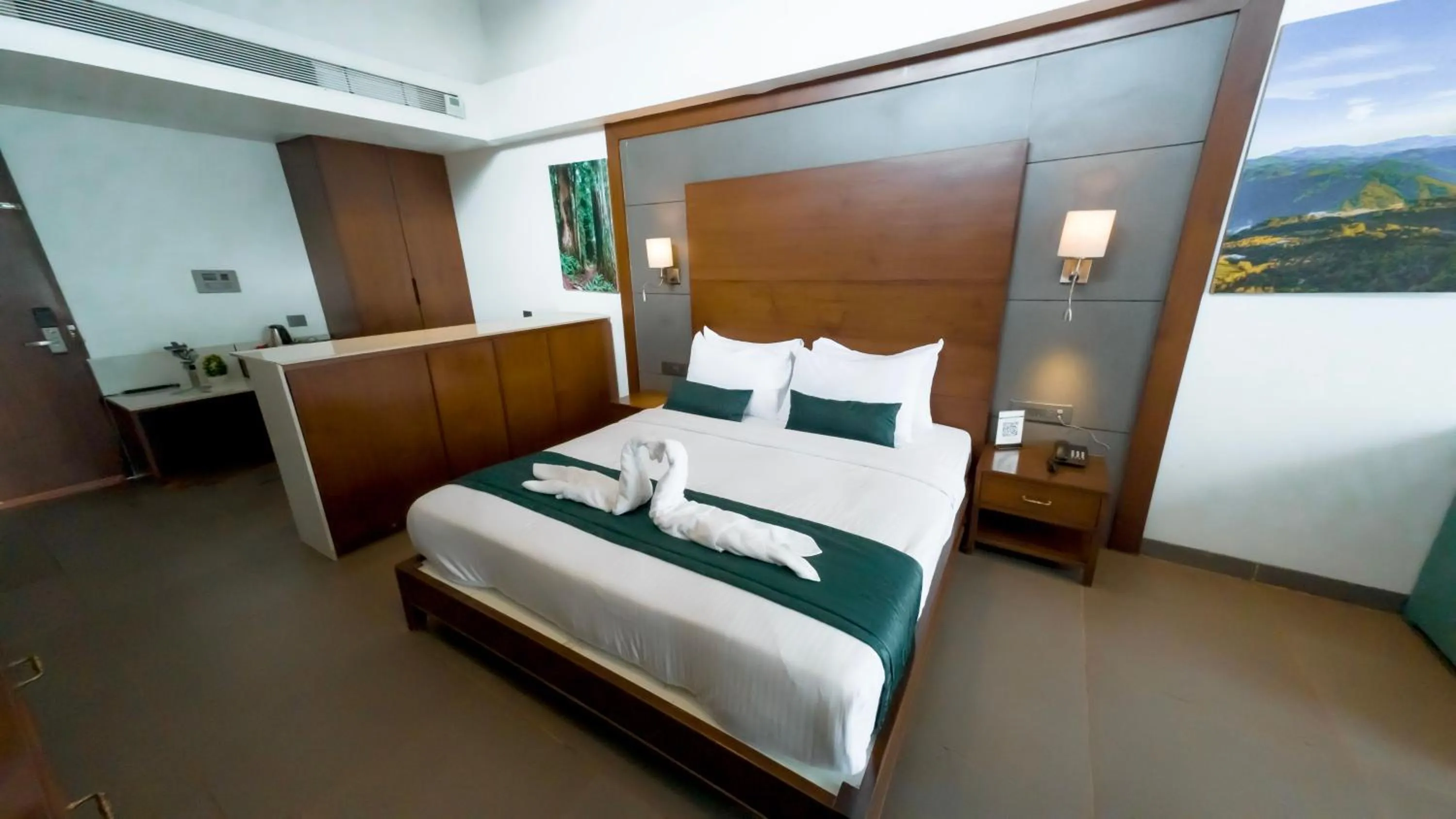 Bed in Vee Resort- The Suites of Royals