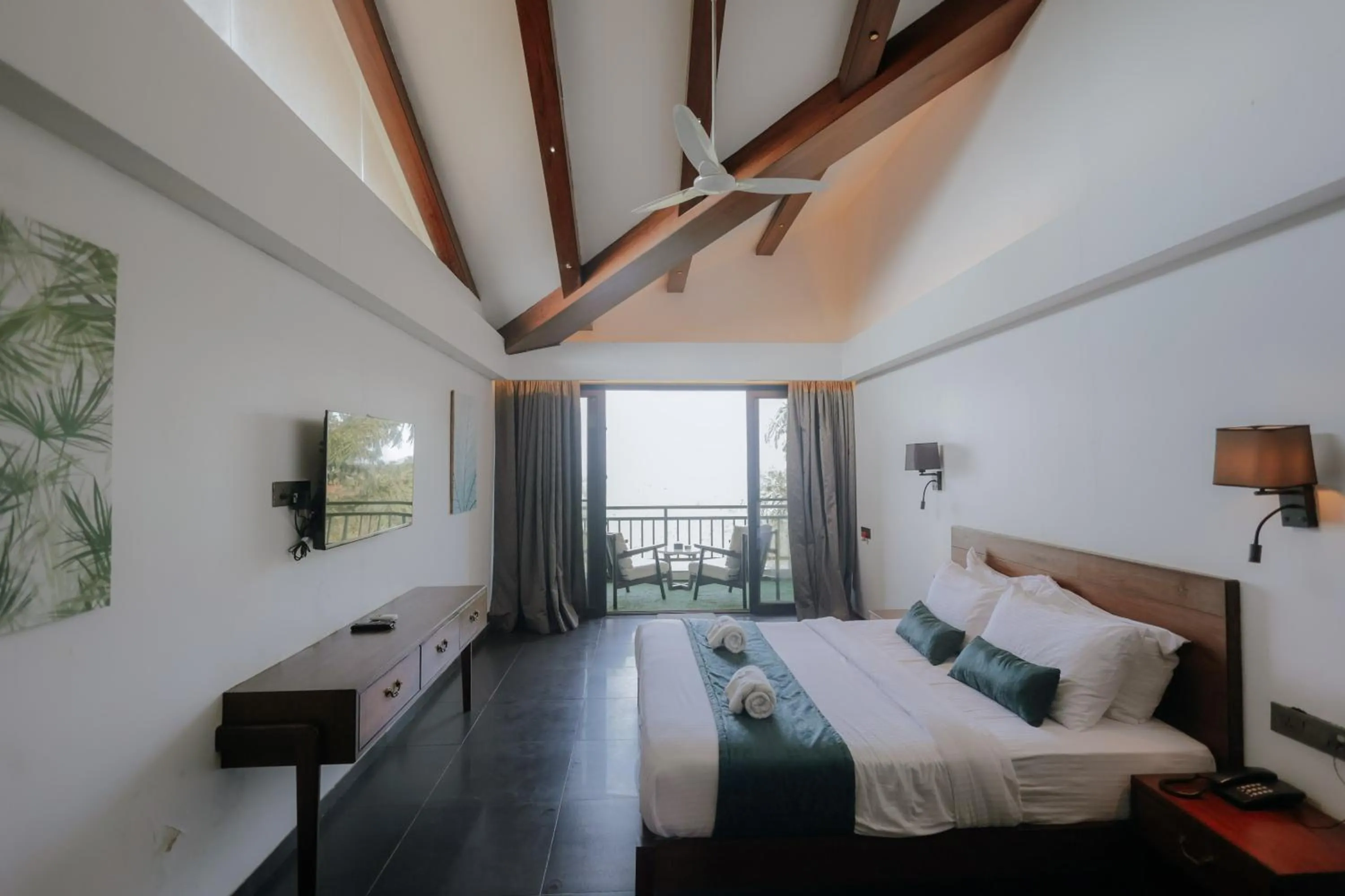 Bed in Vee Resort- The Suites of Royals