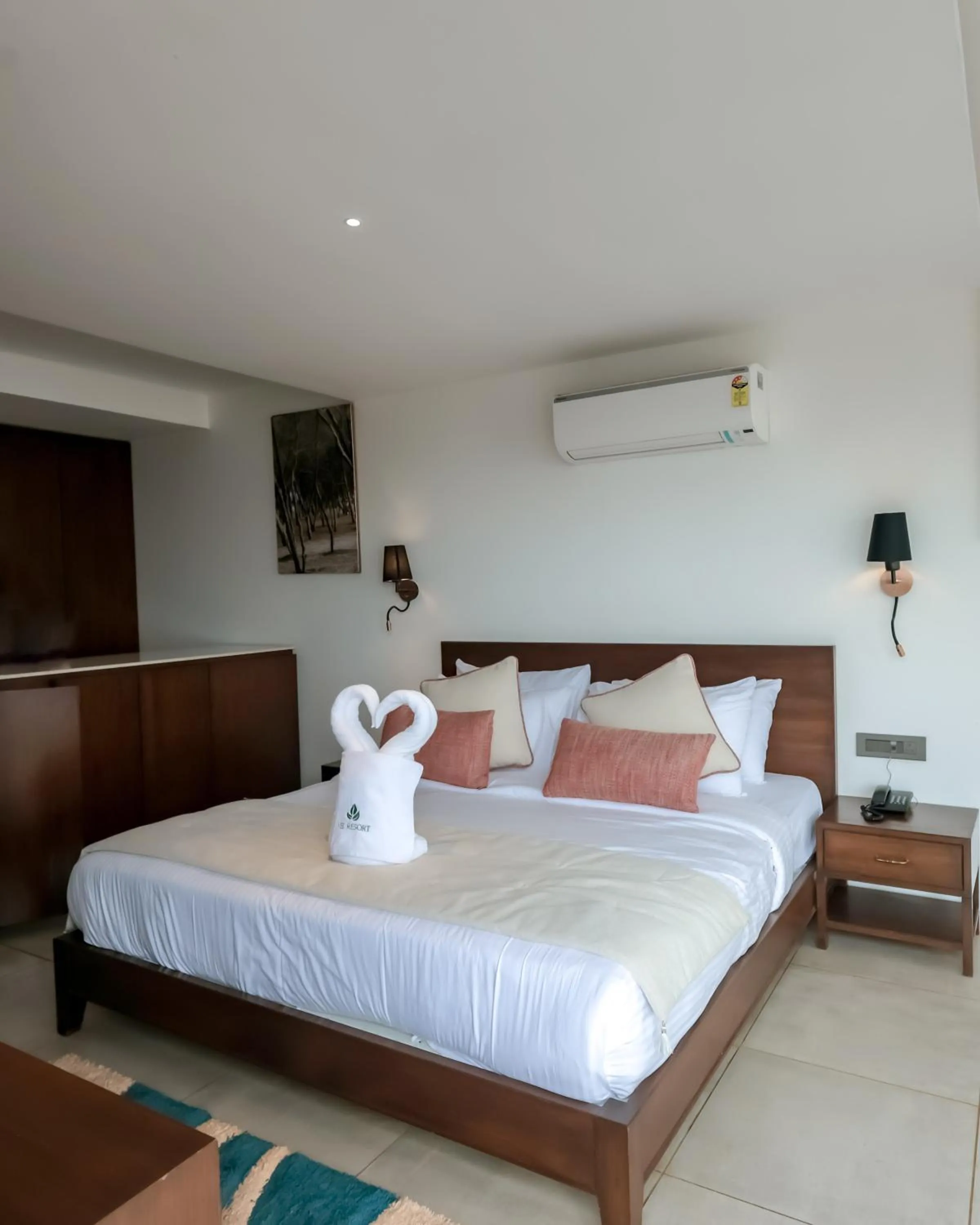 Bed in Vee Resort- The Suites of Royals