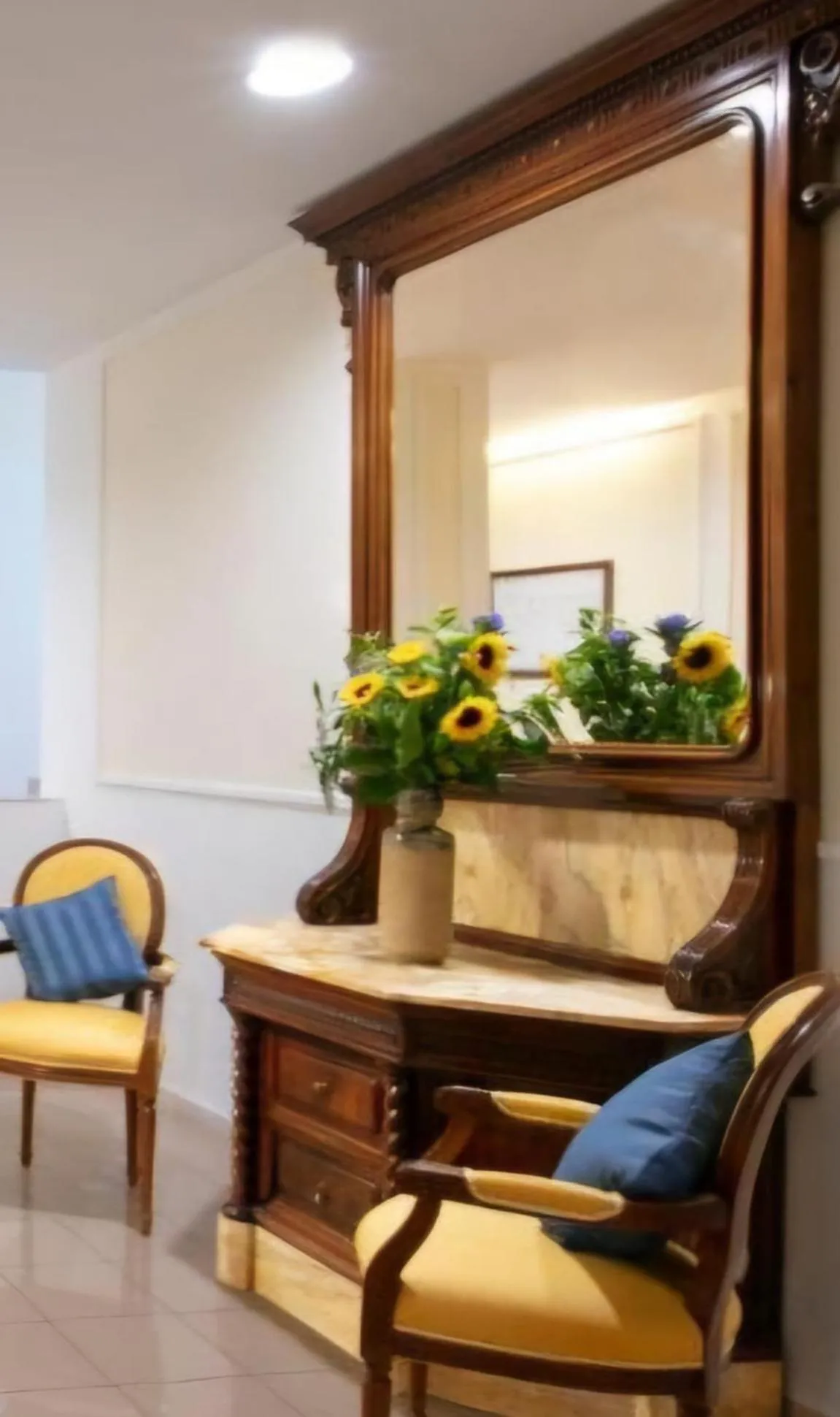 Decorative detail in Hotel Minerva