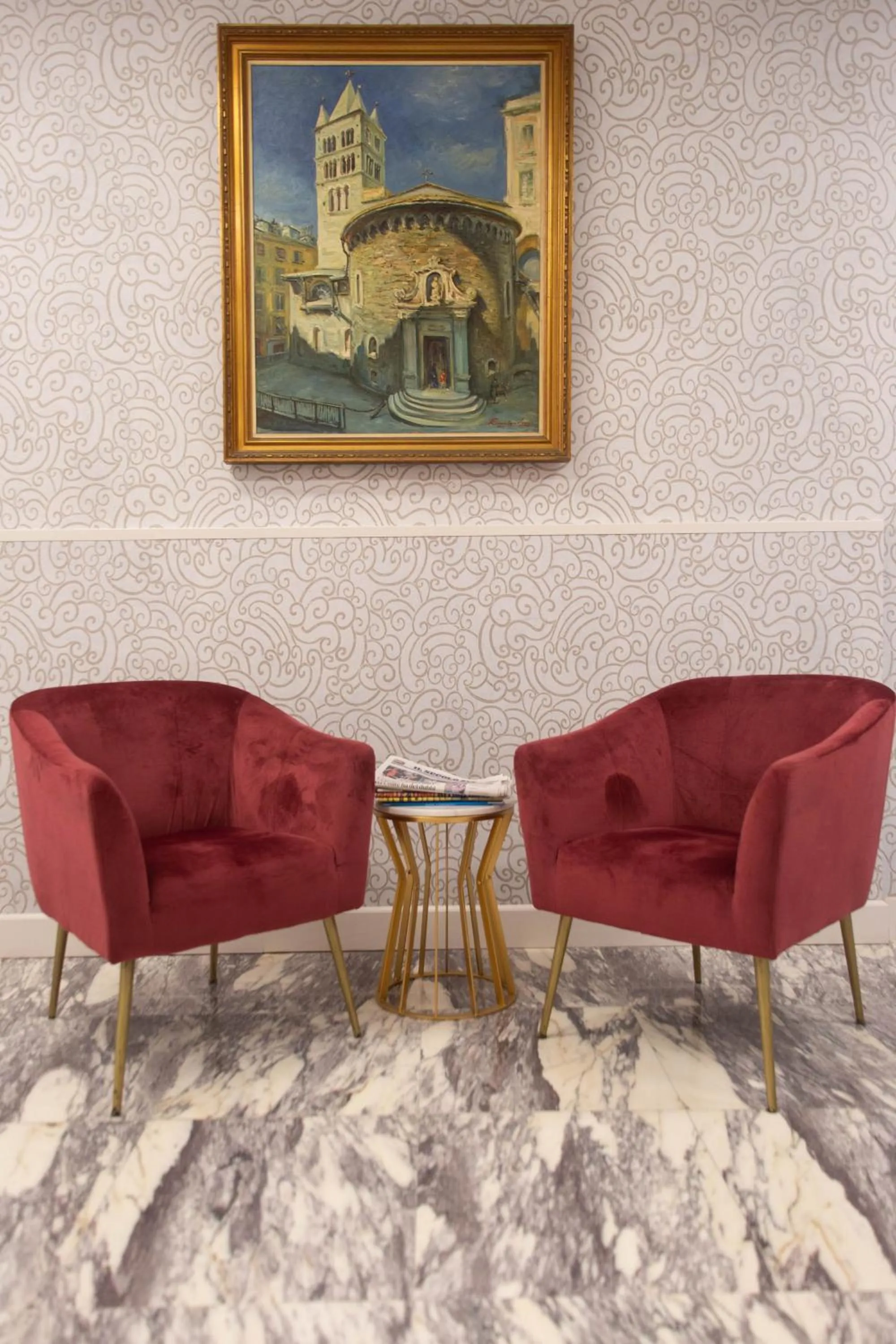 Lobby or reception in Hotel Vittoria
