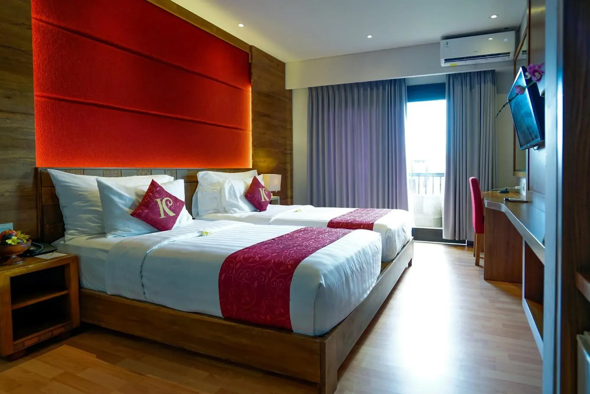 Bed in The Kirana Canggu Hotel Bed in The Kirana Canggu Hotel