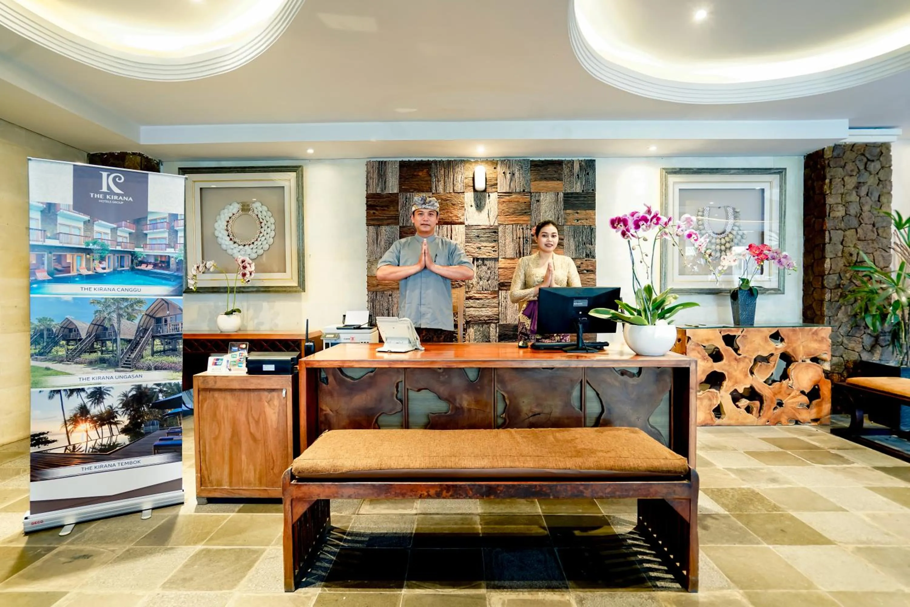 Lobby or reception in The Kirana Canggu Hotel