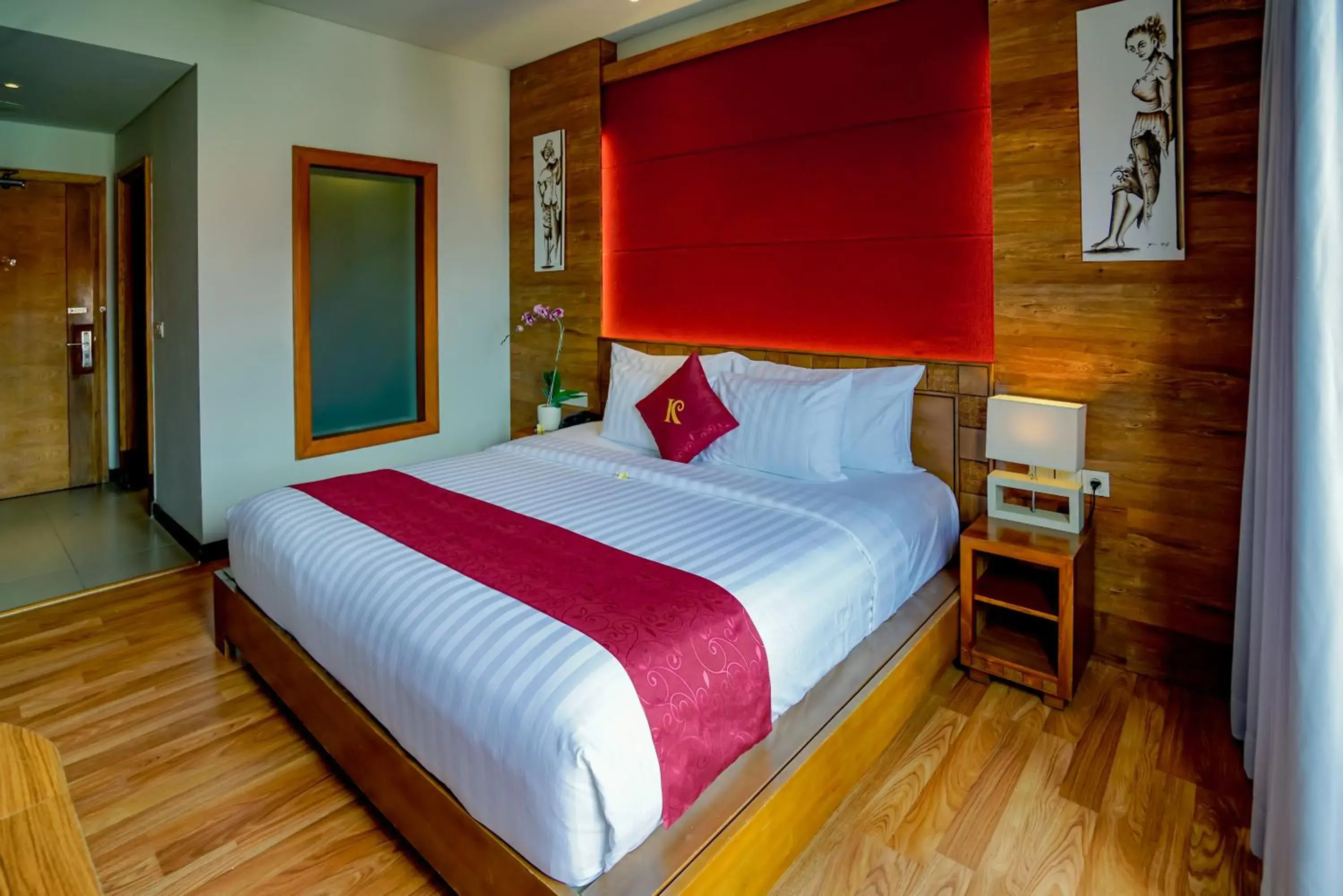 Bedroom, Bed in The Kirana Canggu Hotel Bedroom, Bed in The Kirana Canggu Hotel