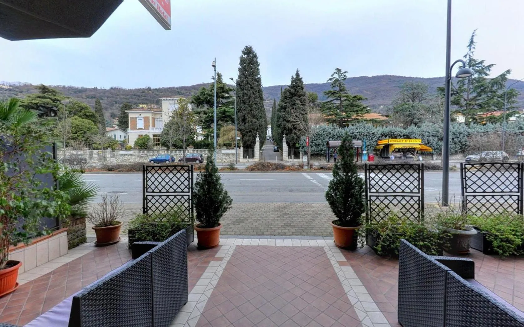 Property building in Ai Ronchi Motor Hotel Brescia