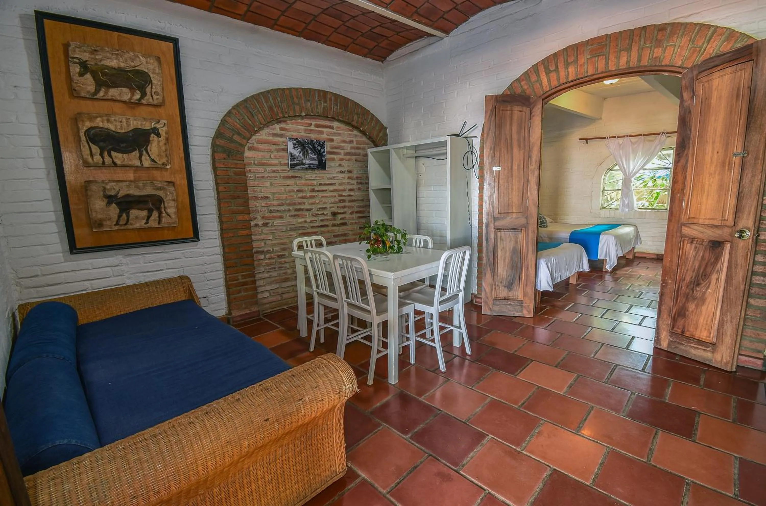 Seating area in Sayulita Beach House Hotel