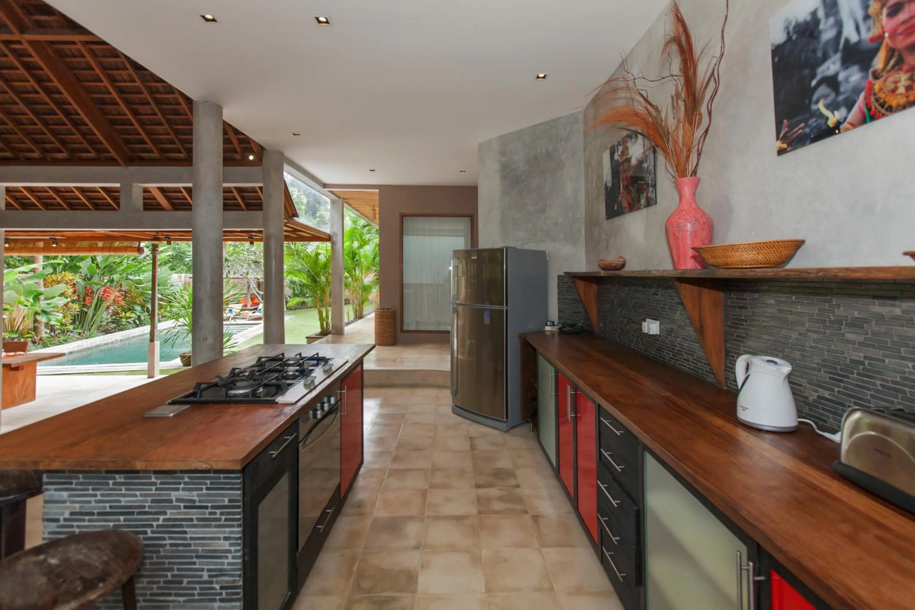 Dining area in Villa Liang by Nagisa Bali