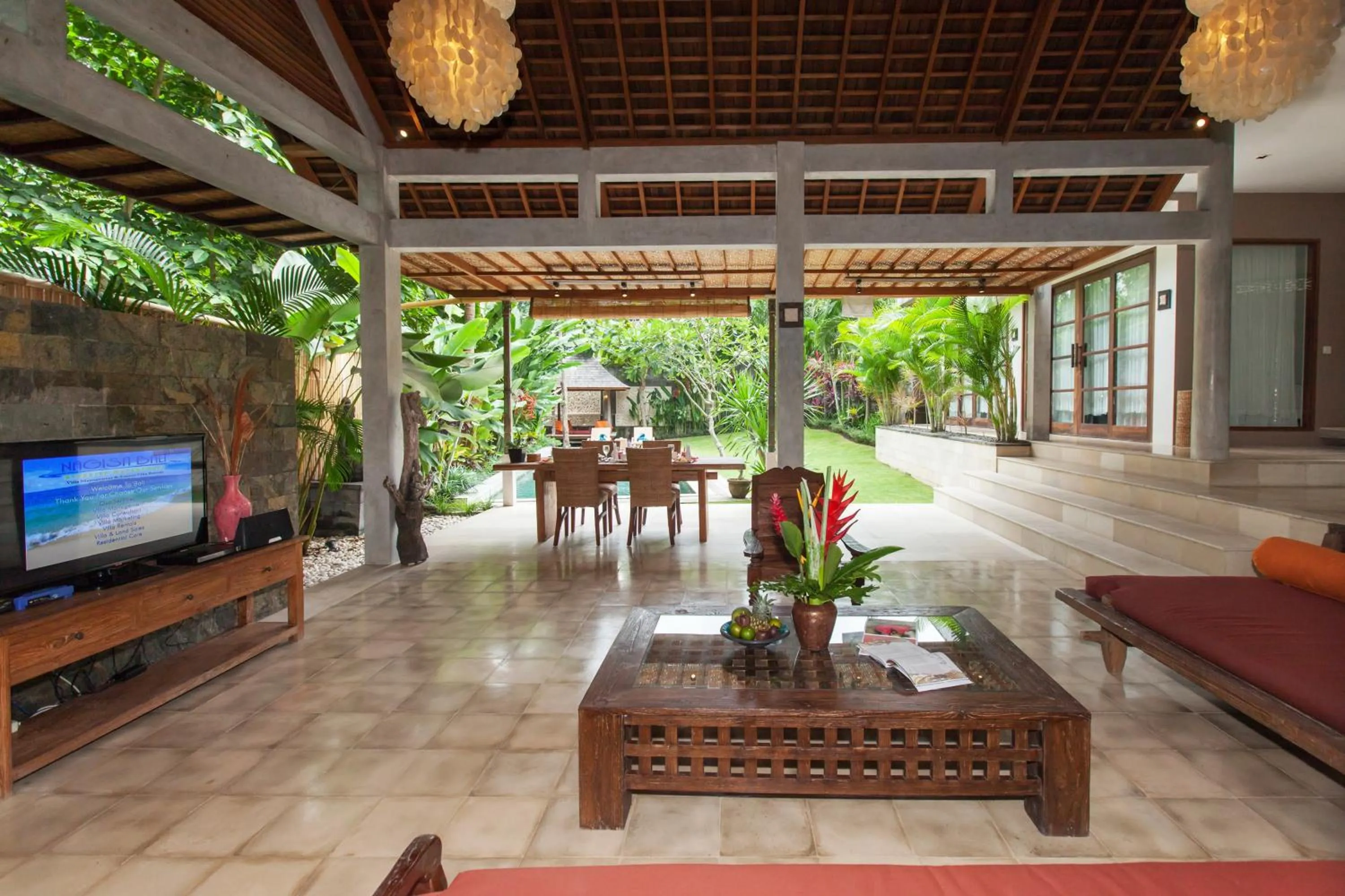 Living room in Villa Liang by Nagisa Bali