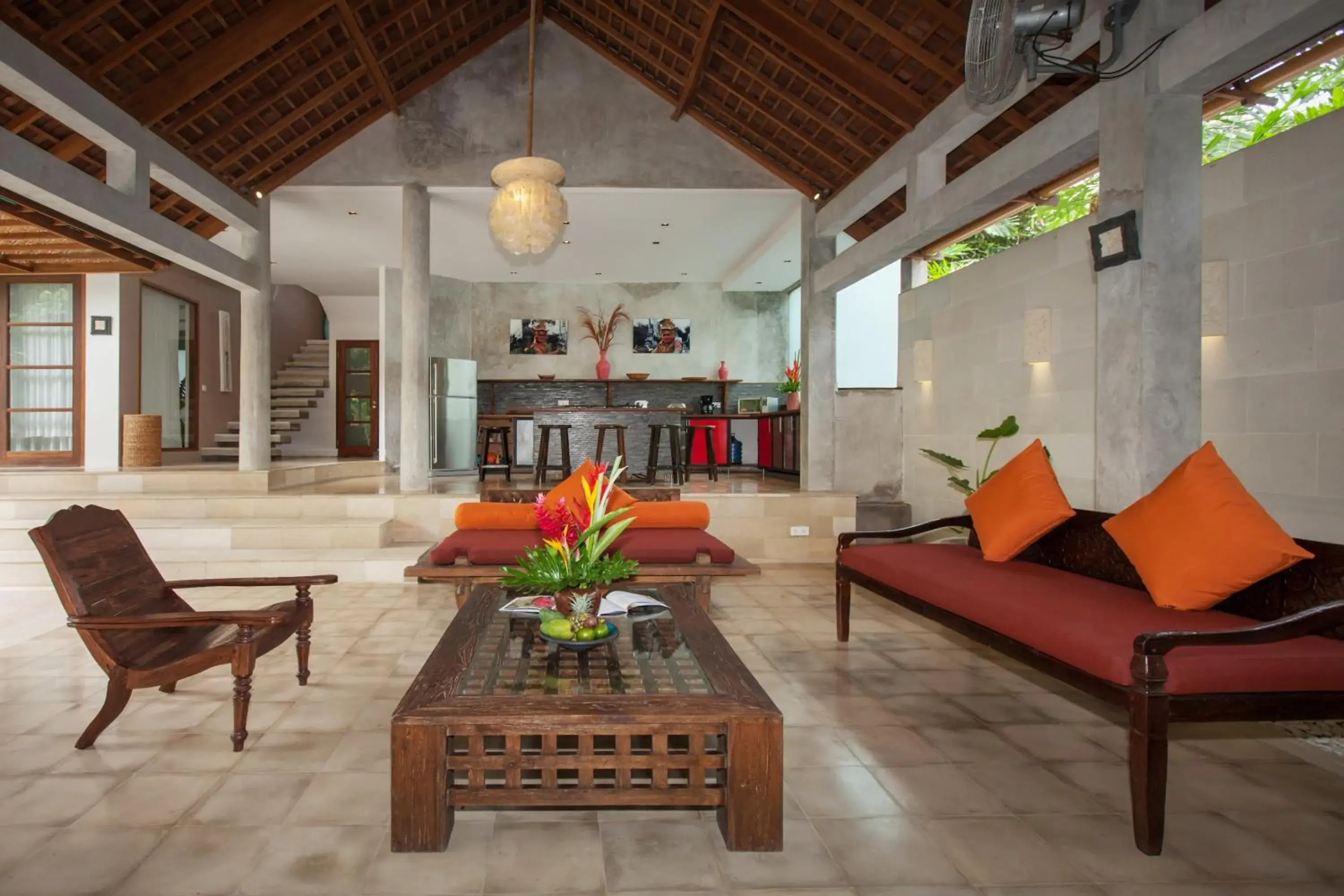 Living room in Villa Liang by Nagisa Bali Living room in Villa Liang by Nagisa Bali