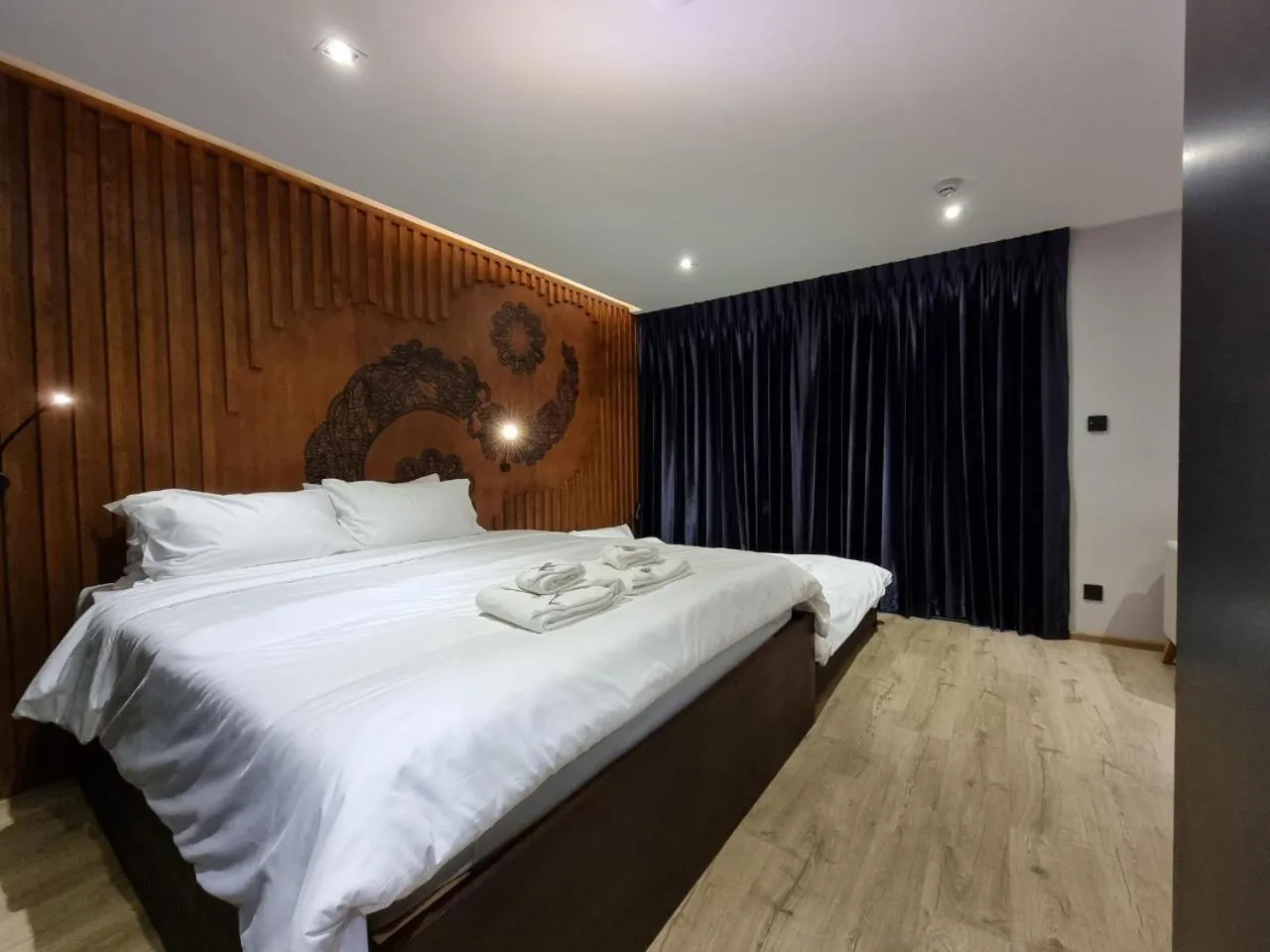 Photo of the whole room, Bed in The Nhorm Hotel Ratchada