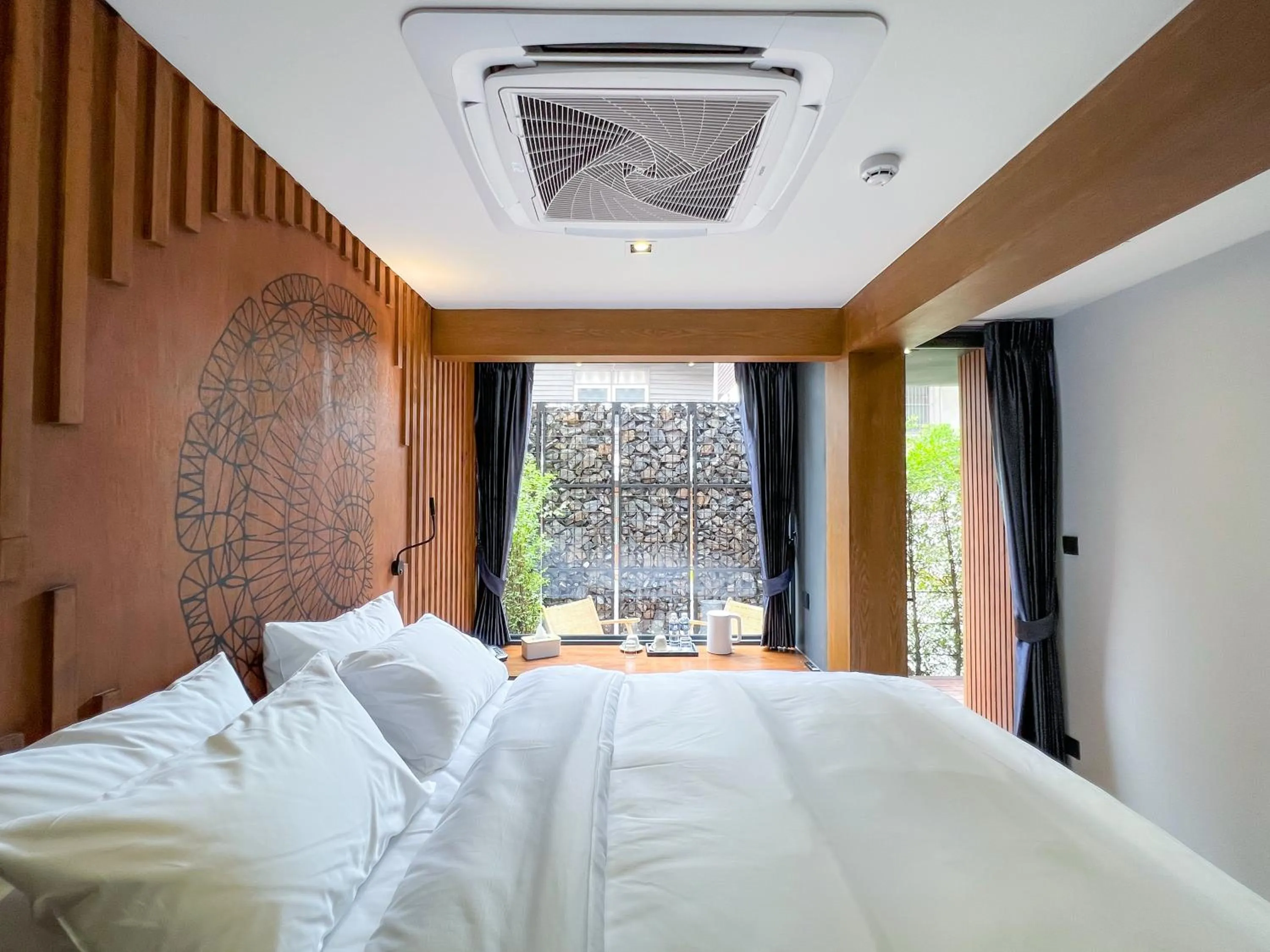 Photo of the whole room, Bed in The Nhorm Hotel Ratchada