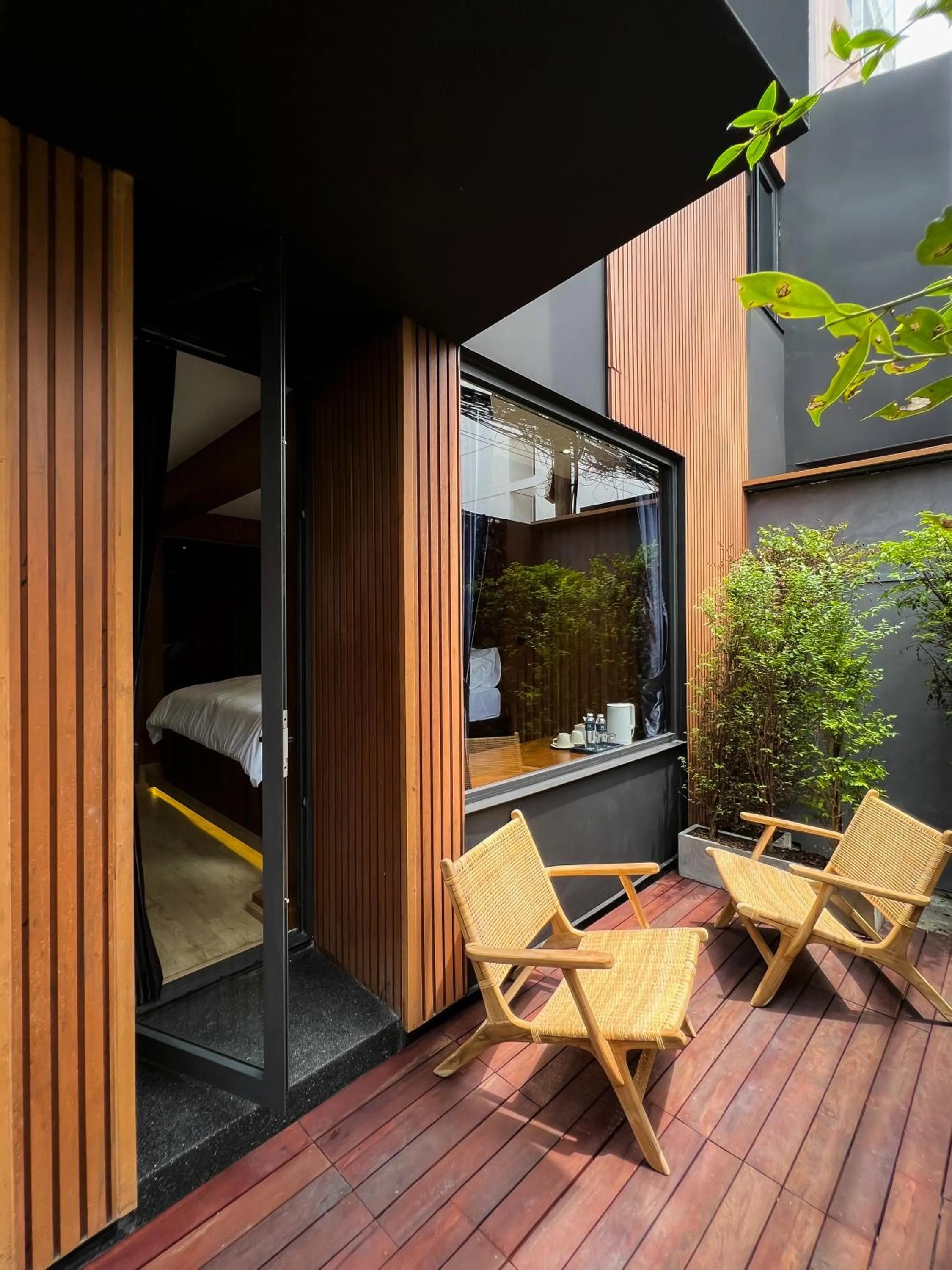 Balcony/Terrace in The Nhorm Hotel Ratchada