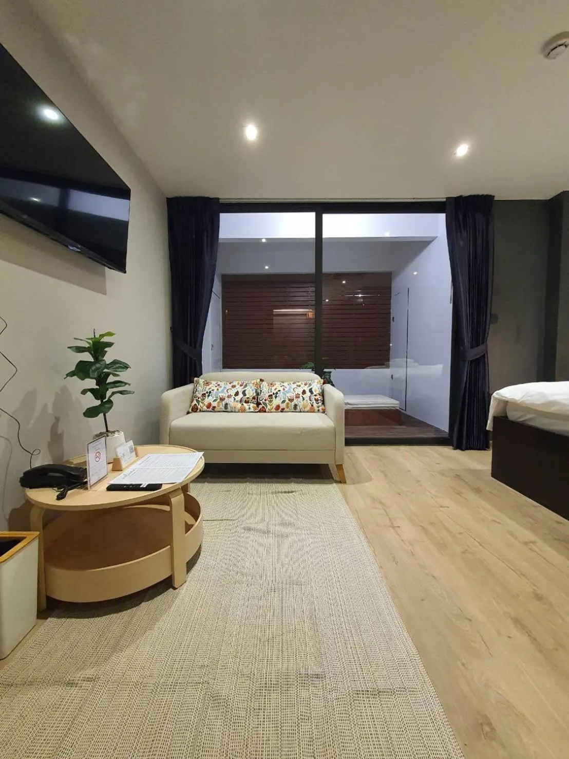 Photo of the whole room, Bed in The Nhorm Hotel Ratchada