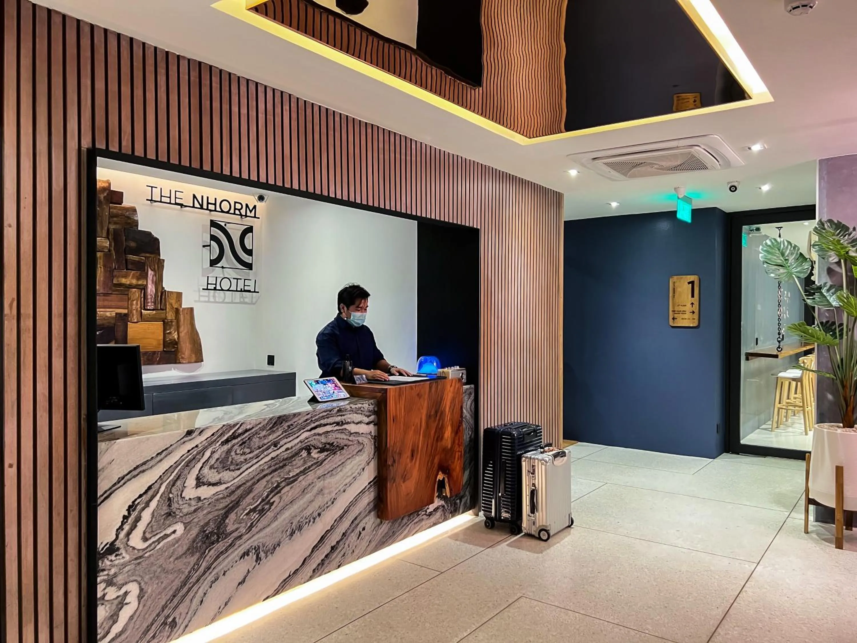 Property building, Bed in The Nhorm Hotel Ratchada