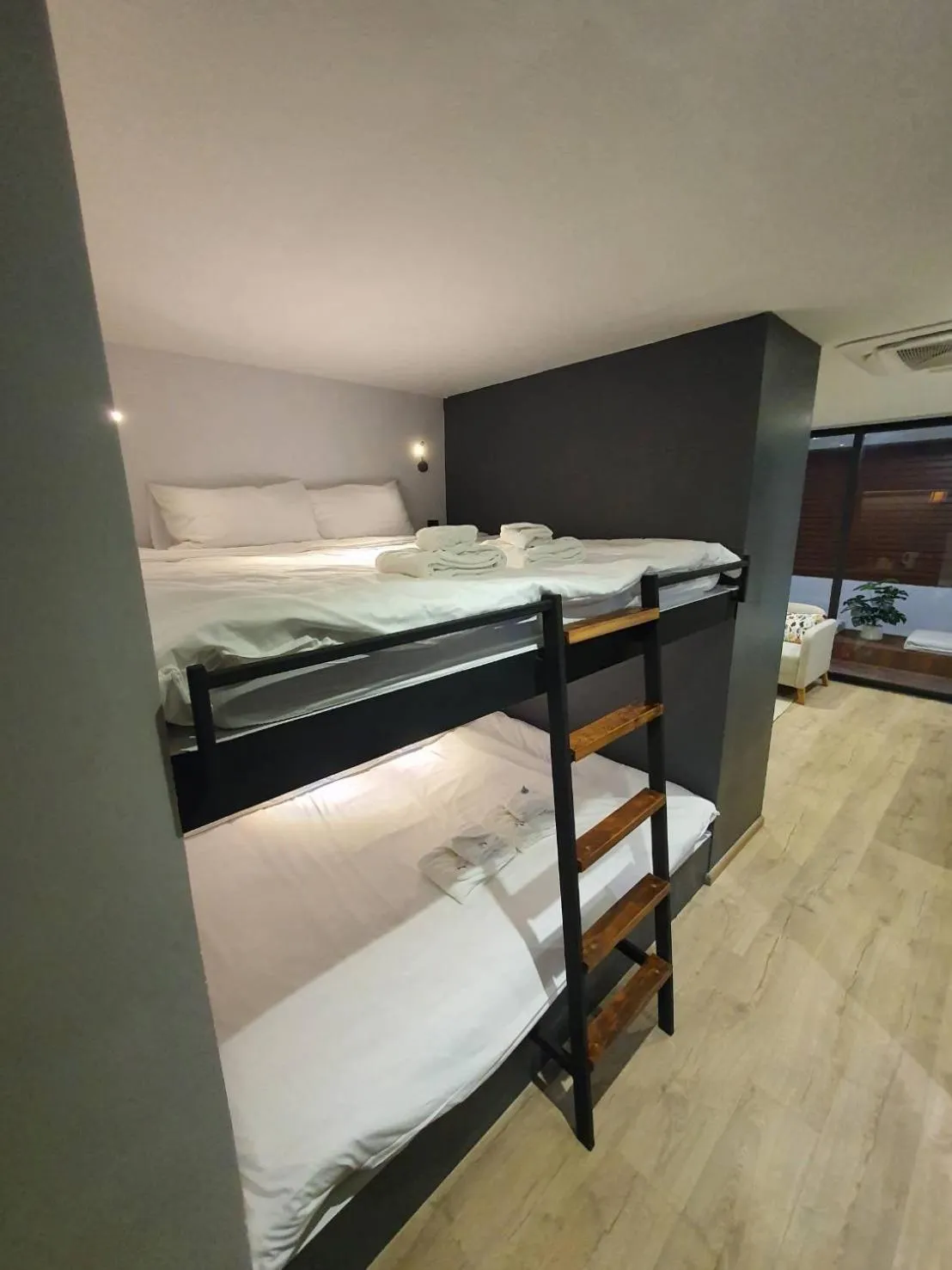 Photo of the whole room, Bed in The Nhorm Hotel Ratchada