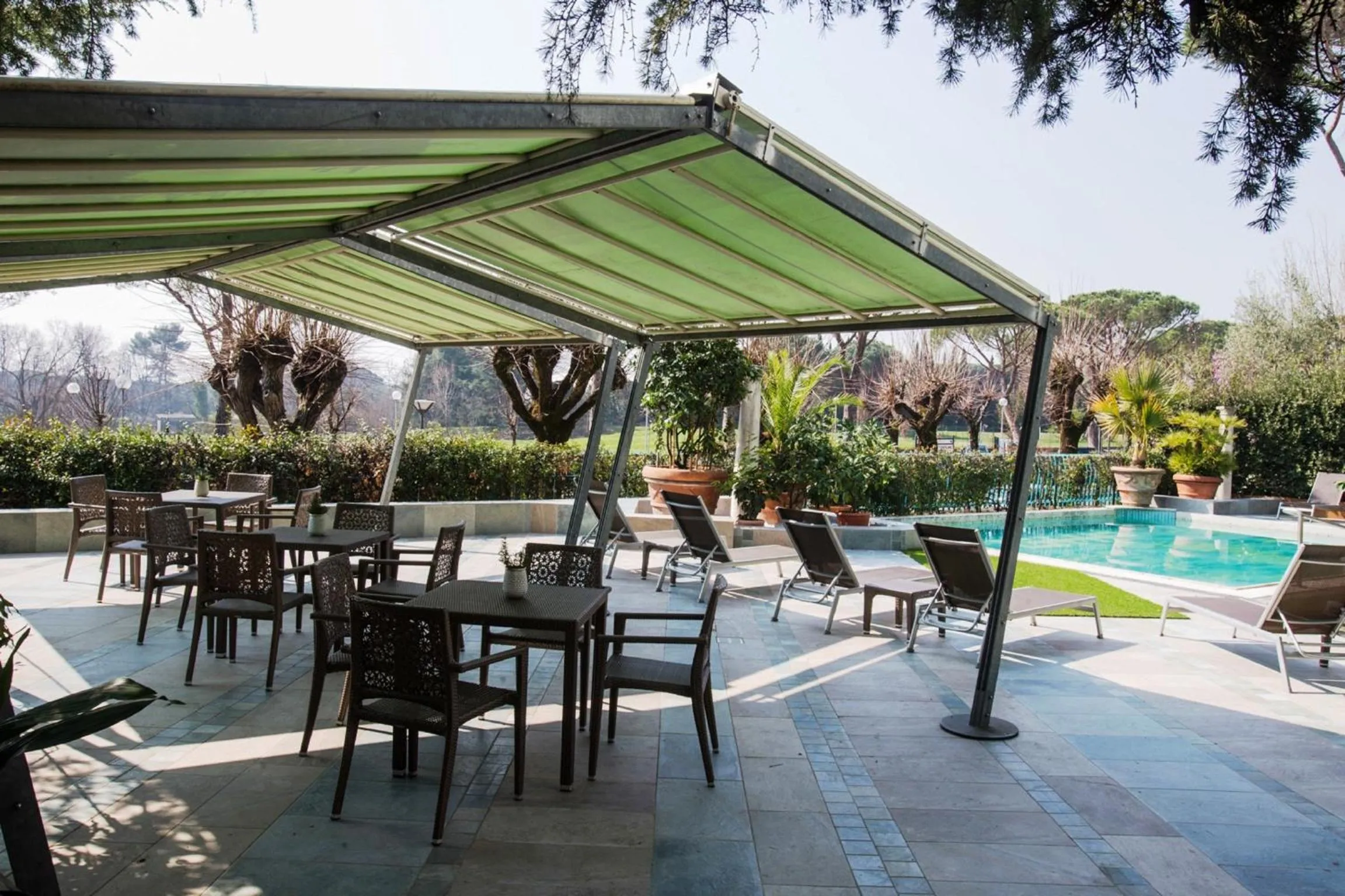 Patio in Grand Hotel Panoramic